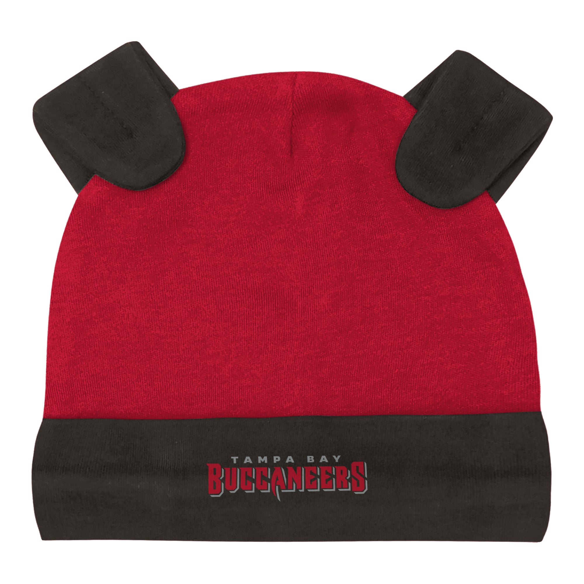 Ensemble pantalon et bonnet 3 pièces Huddles & Giggles Tampa Bay Buccaneers pour nouveau-né Outerstuff, gris chiné