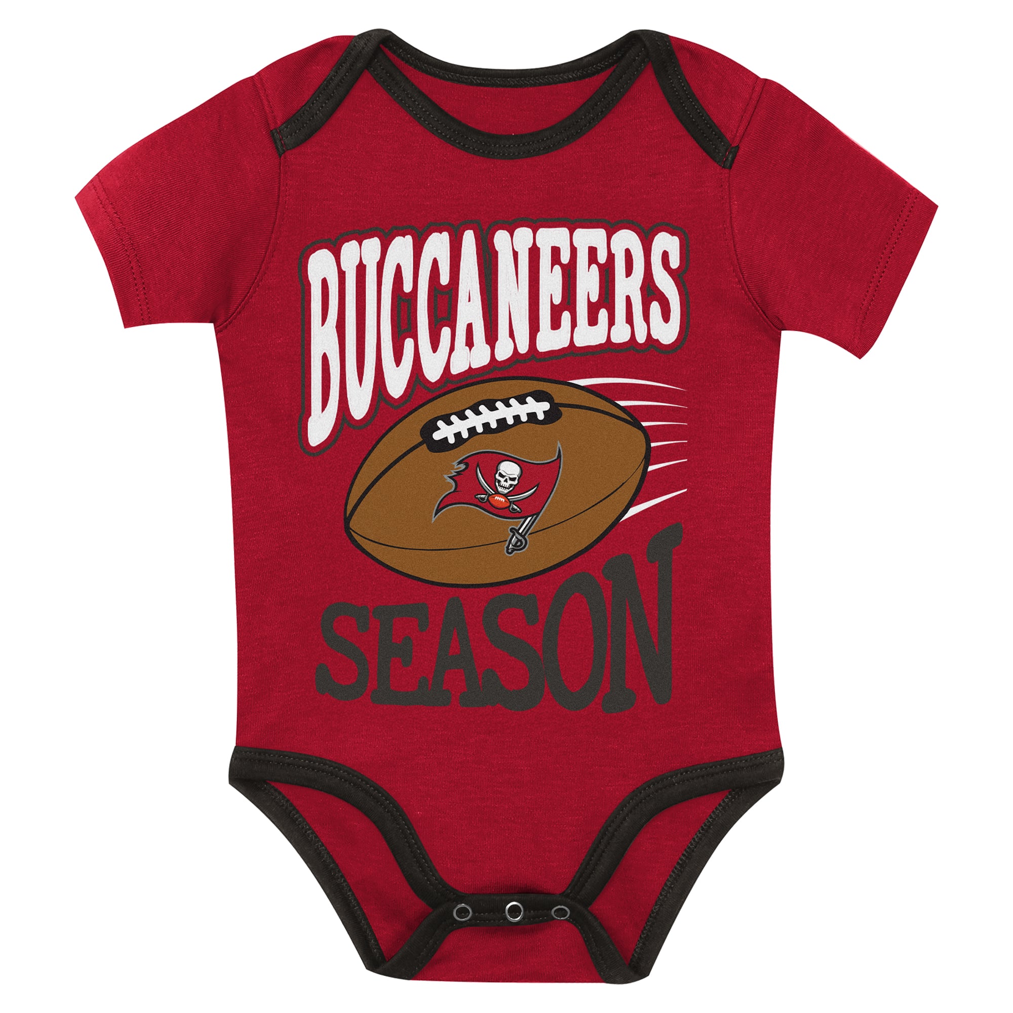 Ensemble de body trois pièces Outerstuff pour nouveau-né, choix premier tour des Buccaneers Tampa Bay