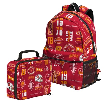 Tampa Bay Buccaneers Outerstuff Backpack and Lunchbox Set