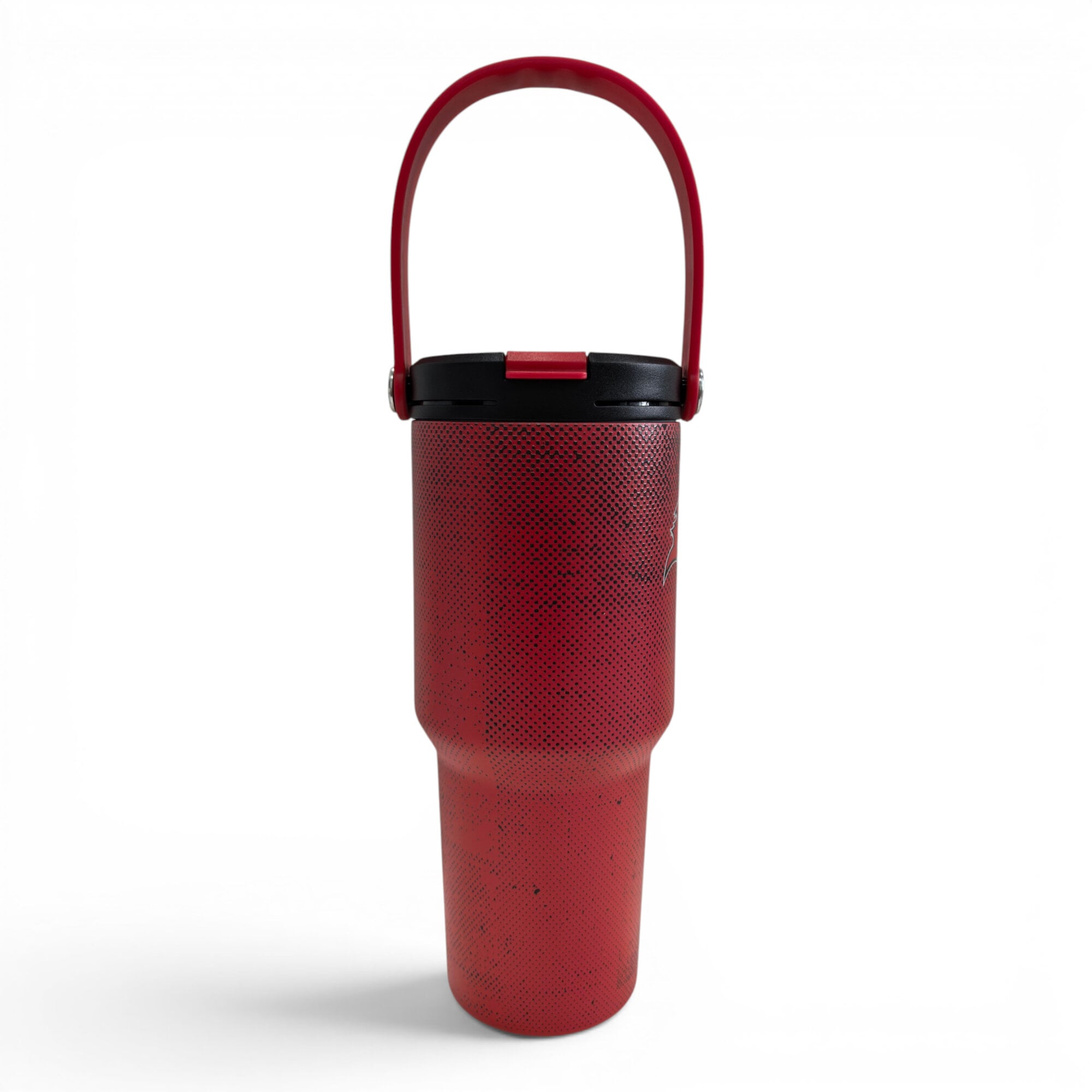 Gourde Pegasus Tampa Bay Buccaneers 710 ml (24 oz) en acier inoxydable à double bouchon et motif moucheté dégradé