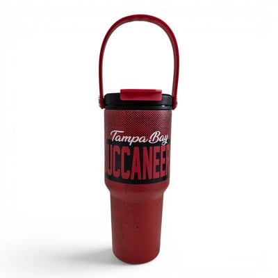 Tampa Bay Buccaneers Pegasus 24oz. Speckled Gradient Stainless Steel Dual Top Water Bottle