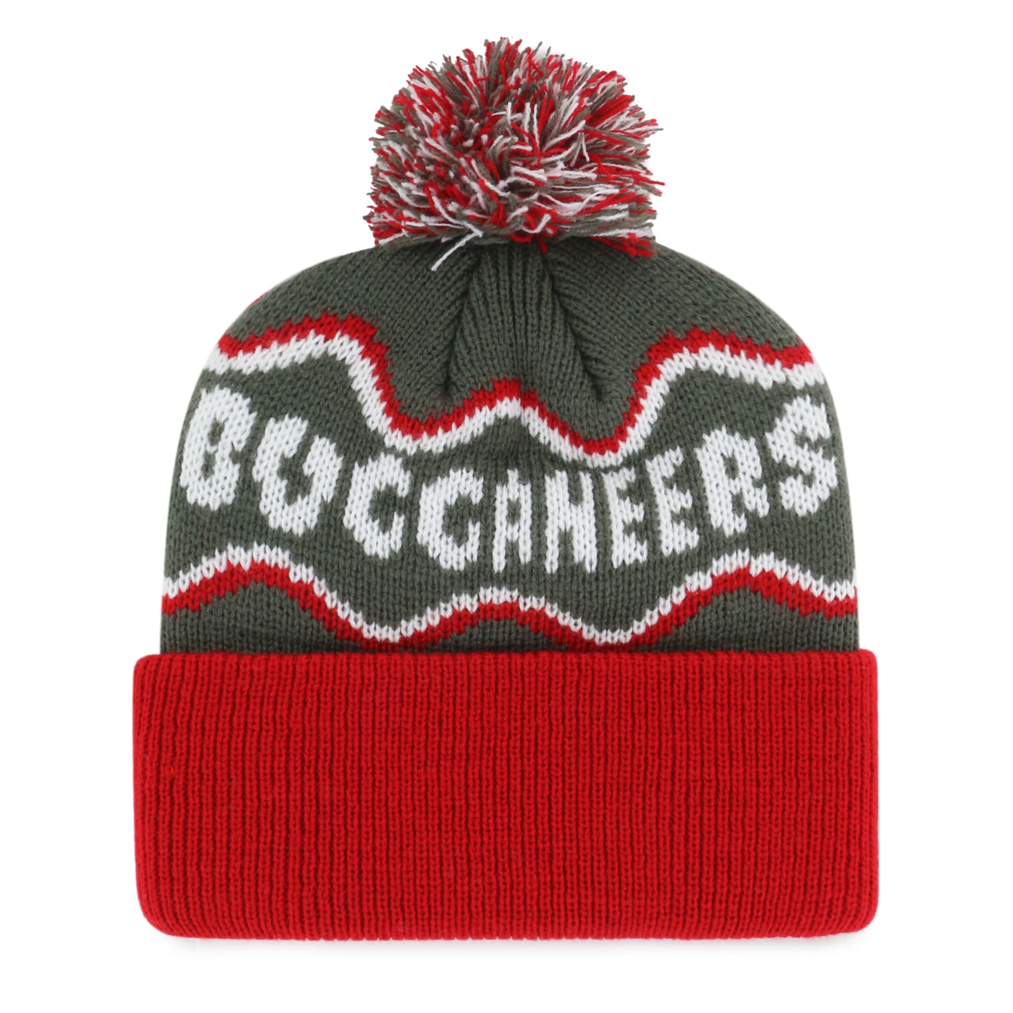 Bonnet tricoté à revers style étain Tampa Bay Buccaneers, année préscolaire 1947