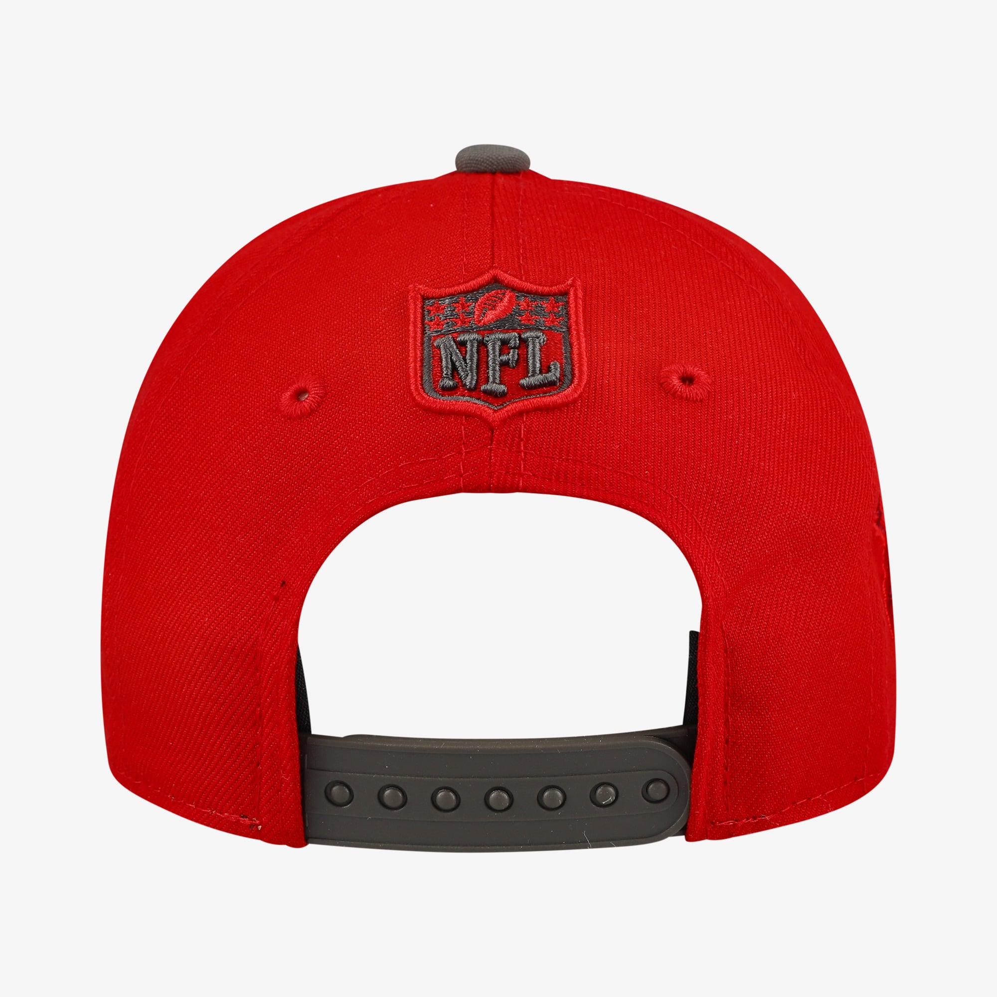 Casquette ajustable New Era rouge Tampa Bay Buccaneers 9FORTY M-Crown A-Frame à motif dessin animé pour enfants d'âge préscolaire