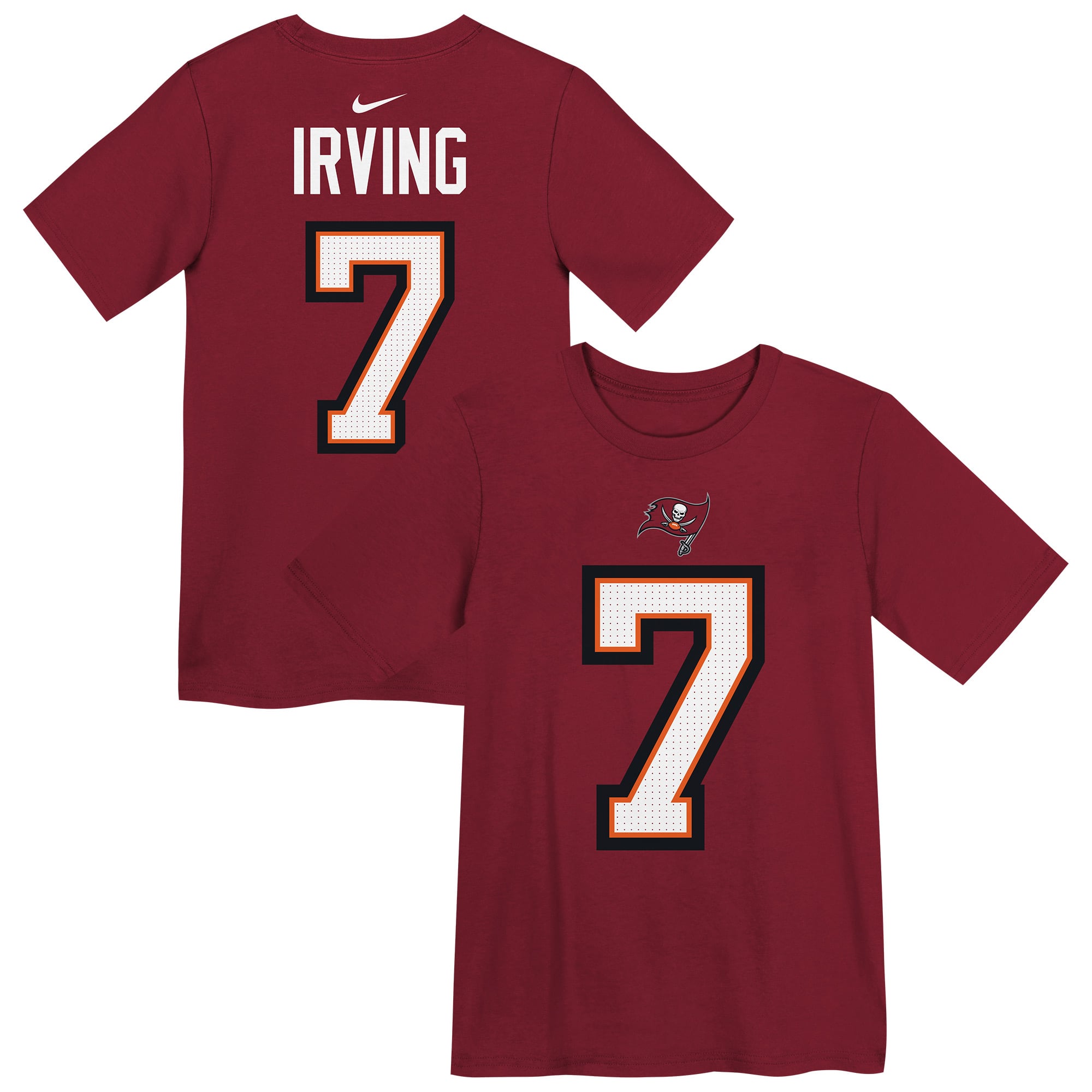Preschool Nike Bucky Irving Red Tampa Bay Buccaneers Player Name & Number T-Shirt