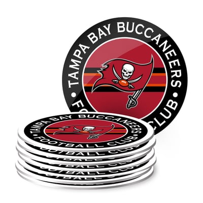 Tampa Bay Buccaneers 8 Pack Coasters