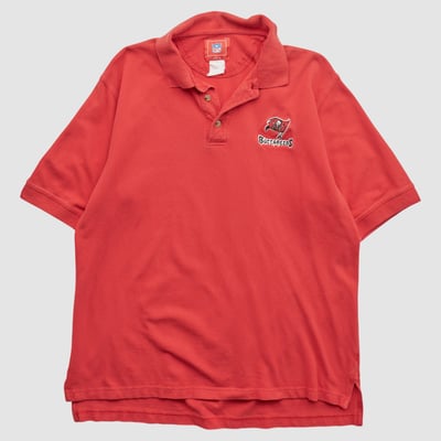 Tampa Bay Buccaneers NFL 2000s Polo - Red - XL by Fanatics Real Vintage
