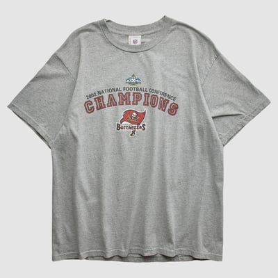 Tampa Bay Buccaneers NFL 2002 T-shirt - Heather Gray - M by Fanatics Real Vintage