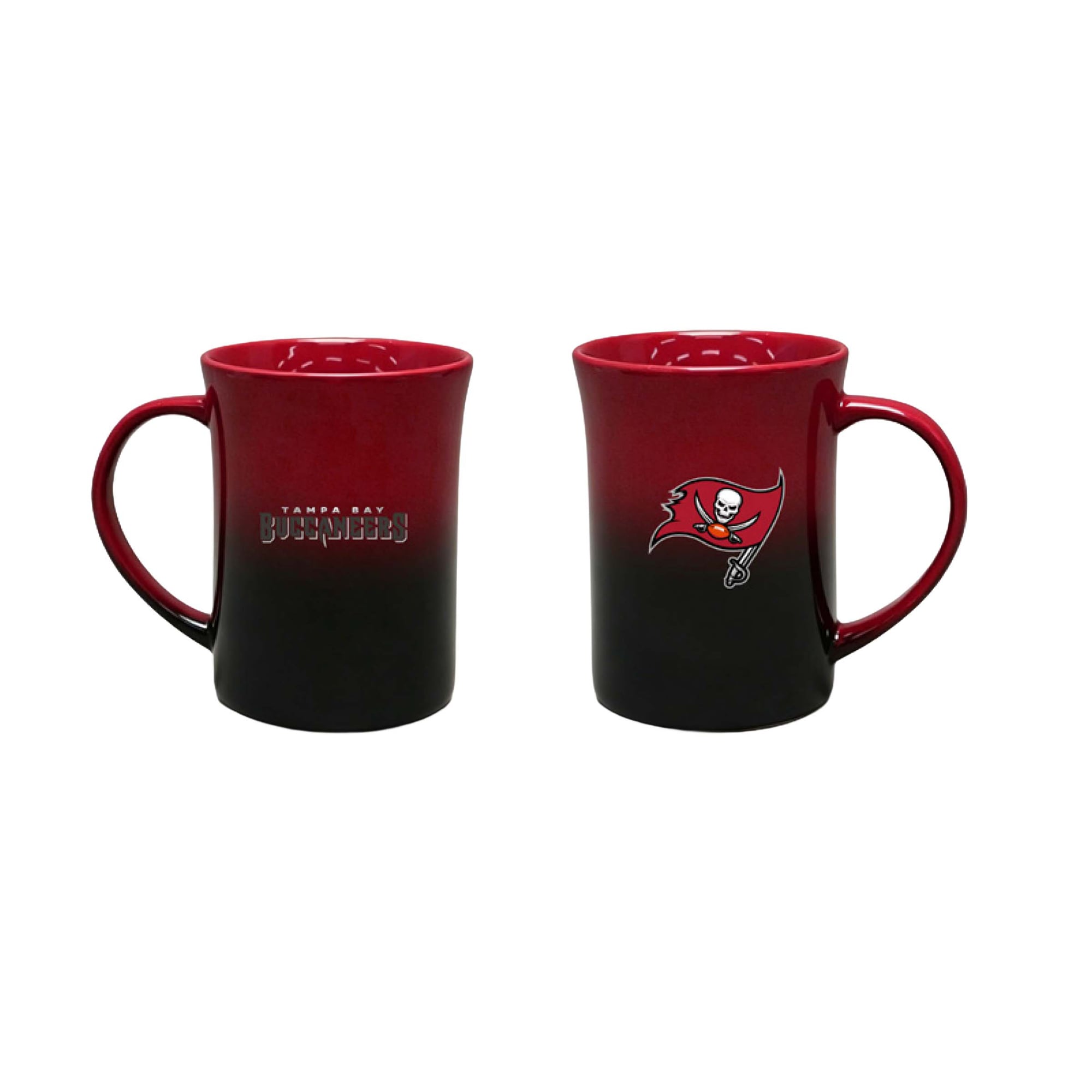 Ensemble de deux tasses en céramique ombrées de 44 cl (15 oz) des Tampa Bay Buccaneers de The Memory Company