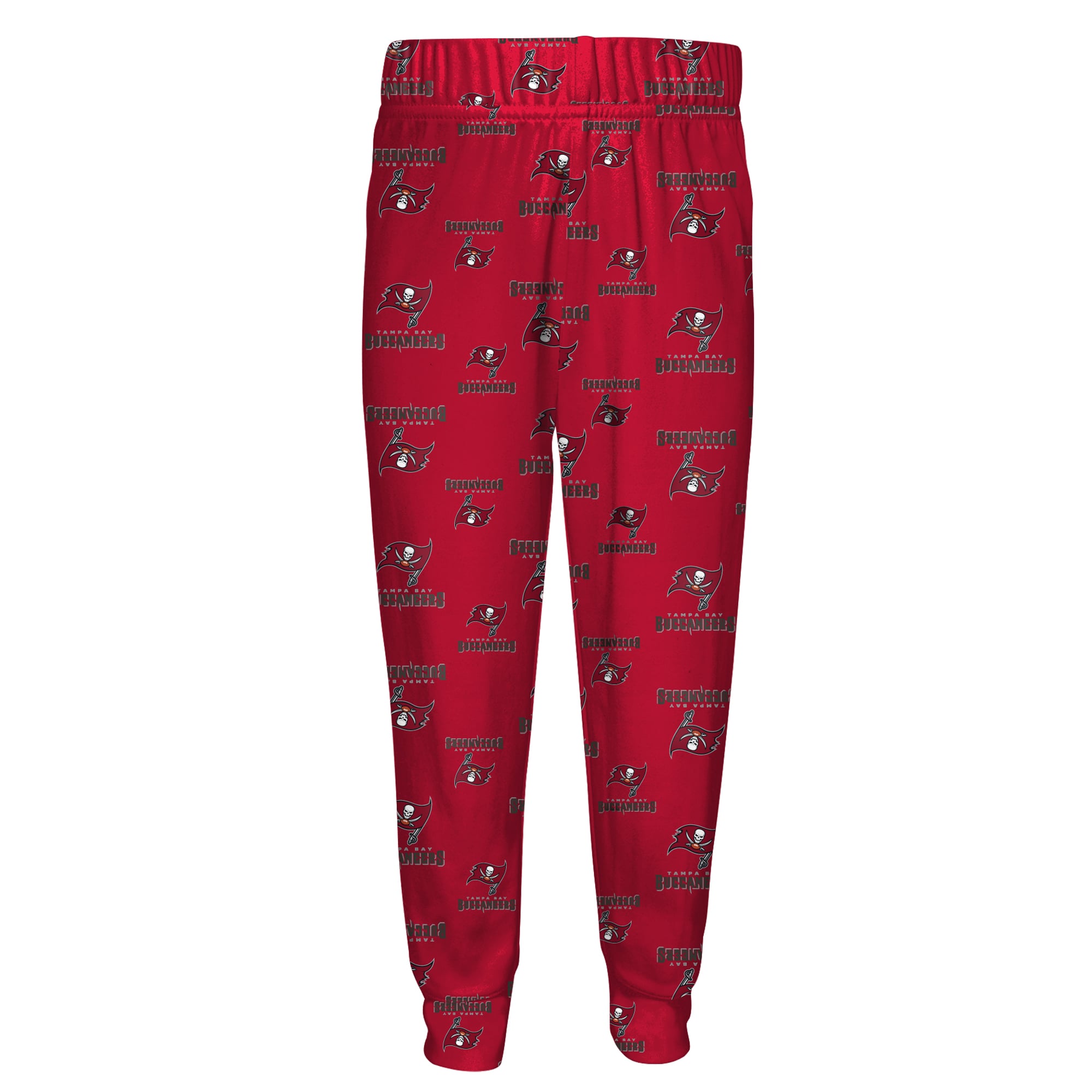 Toddler Outerstuff Red Tampa Bay Buccaneers All-Over-Print Long Sleeve T-Shirt and Pants Sleep Set