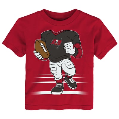  Tampa Bay Buccaneers Outerstuff Toddler Game Fit T-Shirt - Red