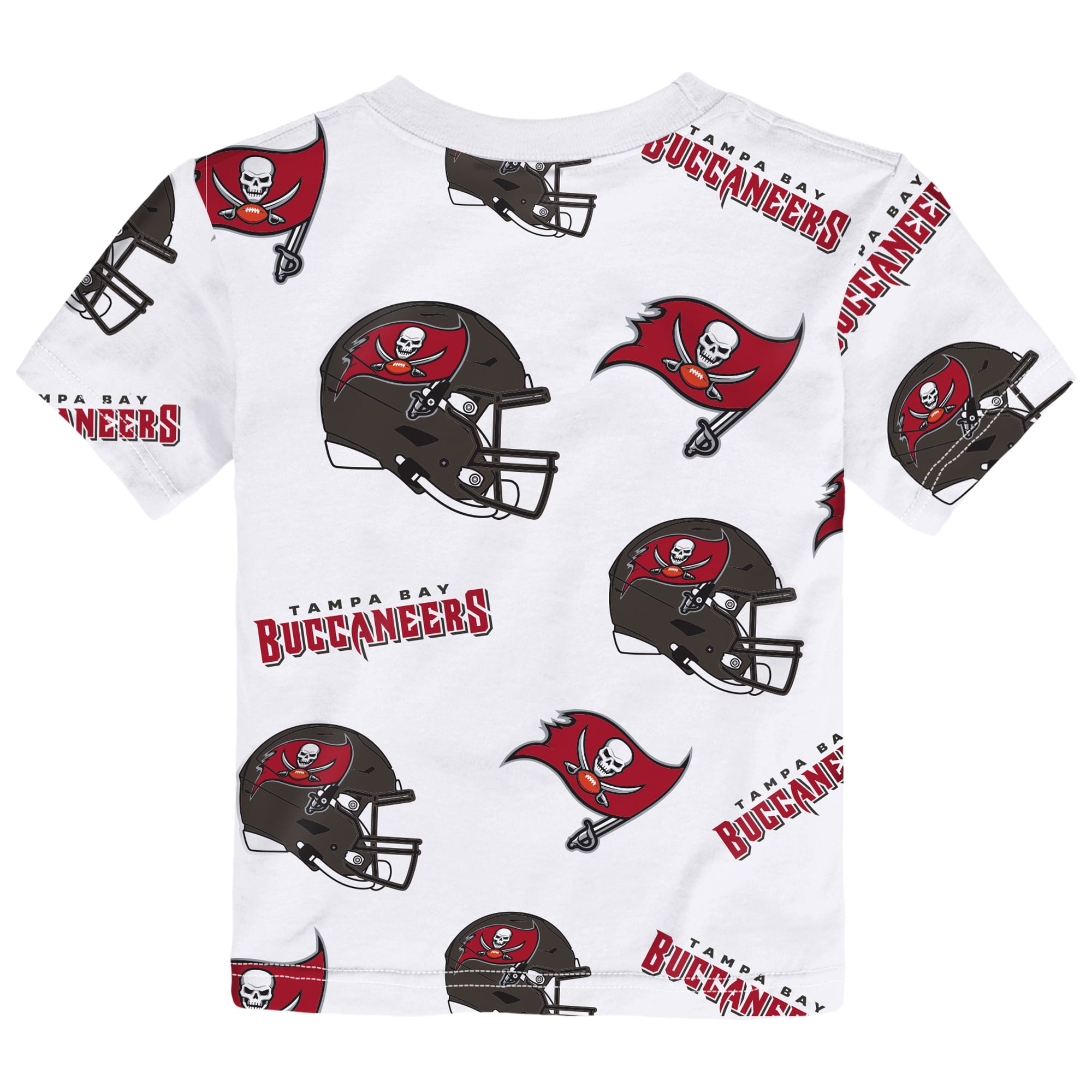 Toddler Outerstuff White Tampa Bay Buccaneers Mascot Play T-Shirt