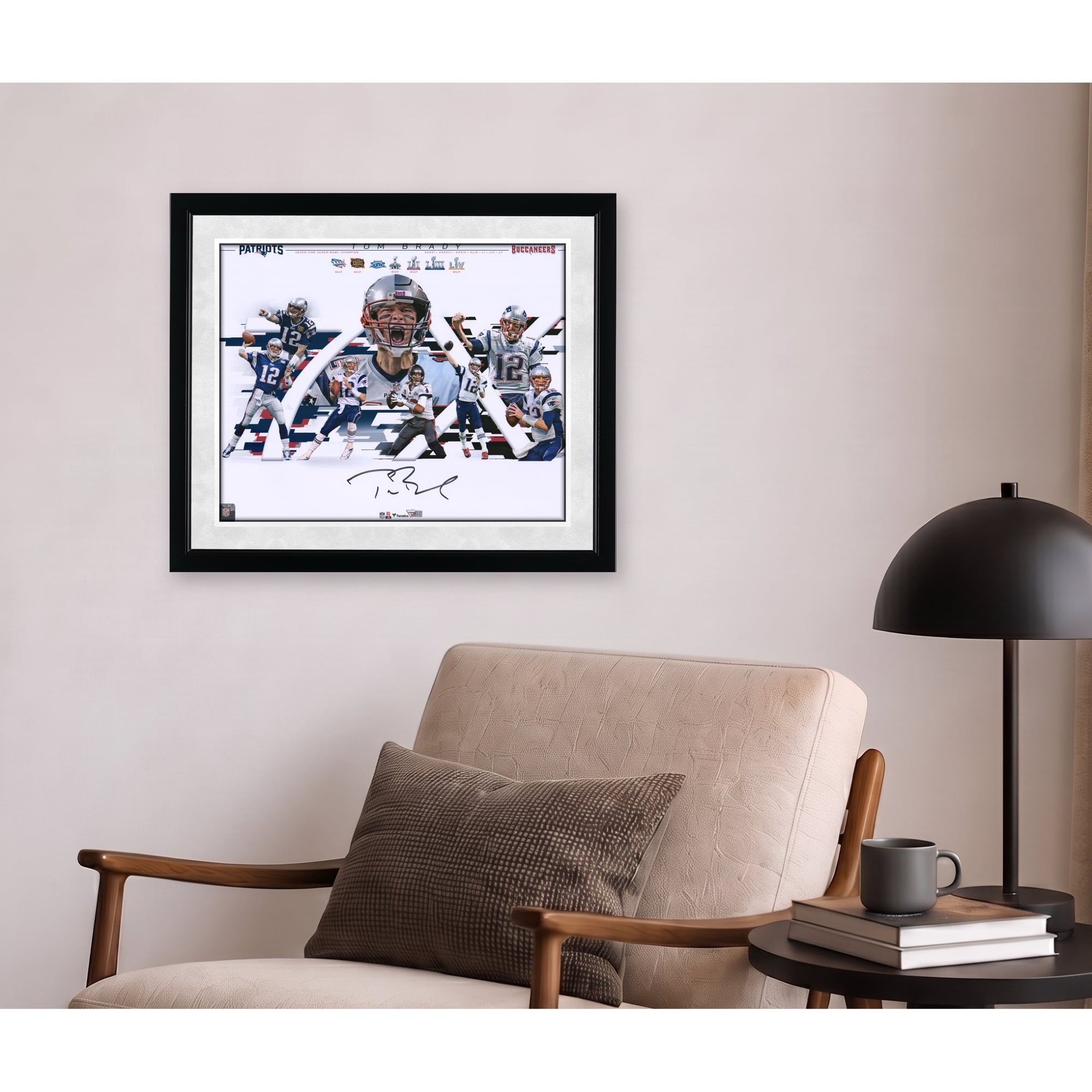 Tom Brady New England Patriots & Tampa Bay Buccaneers Autographed 16" x 20" 7-Time Super Bowl Champion Alternate Collage