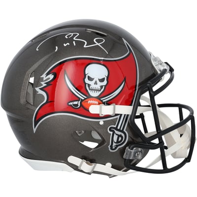 Tom Brady Tampa Bay Buccaneers Fanatics Authentic Autographed Riddell Speed Authentic Helmet