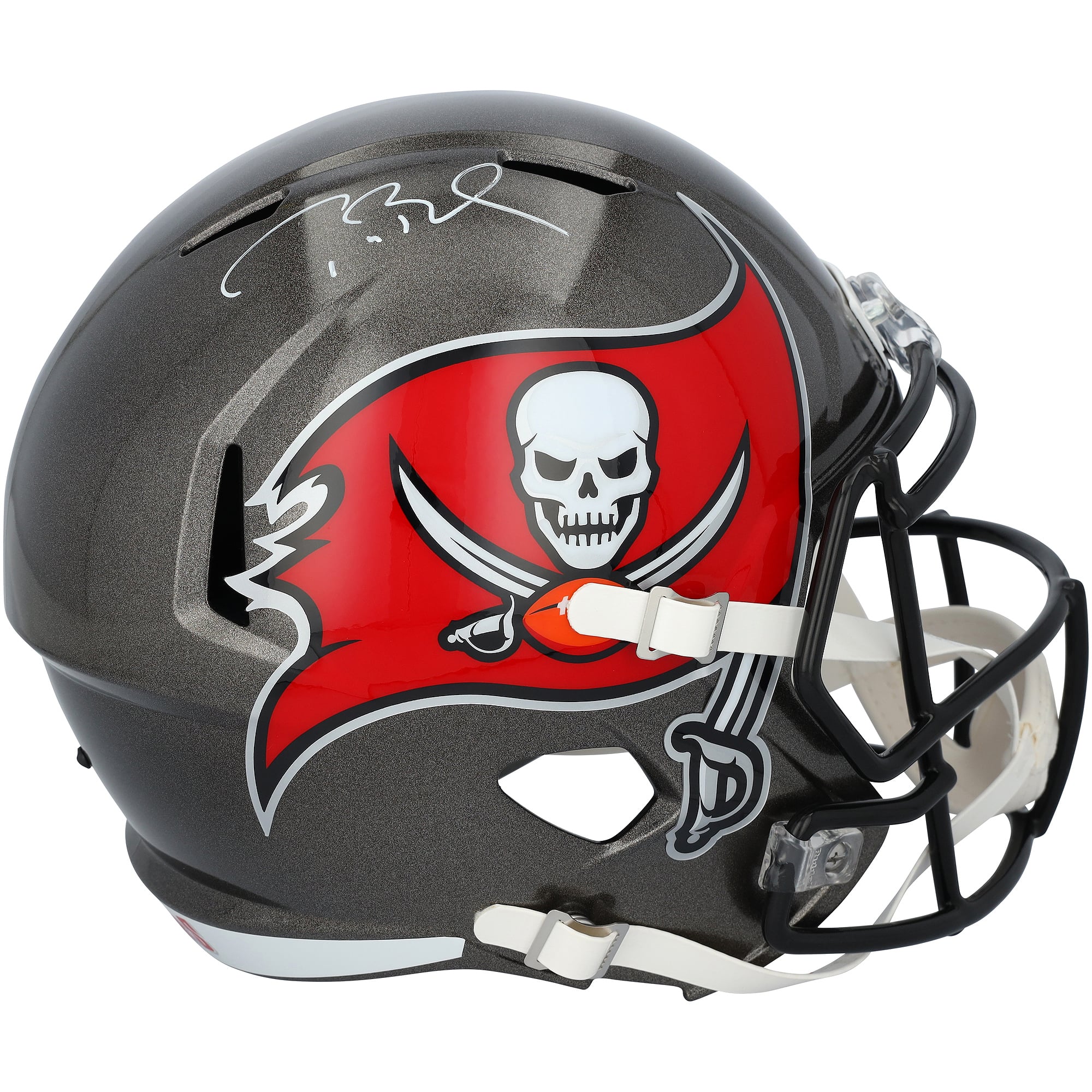 Casque réplique Riddell Speed ​​autographié par Tom Brady des Tampa Bay Buccaneers