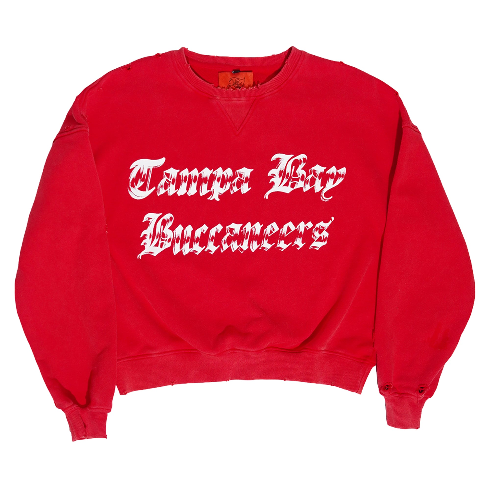 Sweat-shirt unisexe Lafavre rouge Tampa Bay Buccaneers à col rond