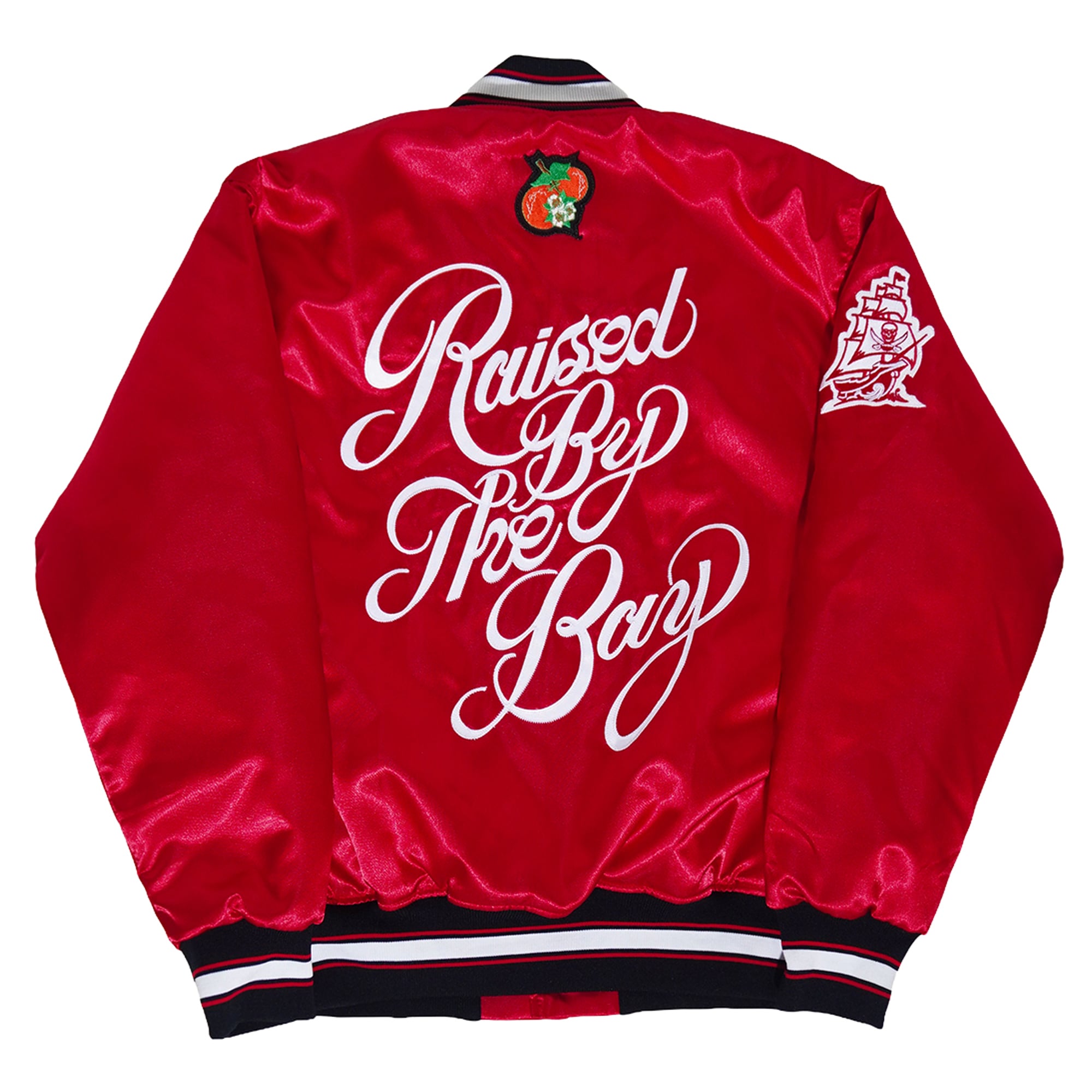 Veste unisexe Lafavre rouge Tampa Bay Buccaneers en satin à boutons-pression