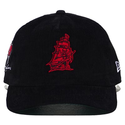 Tampa Bay Buccaneers Lafavre x New Era Unisex 19TWENTY Corduroy Snapback Hat - Black
