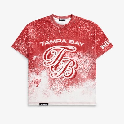 Tampa Bay Buccaneers Off Season Unisex Jumbo Print Graphic T-Shirt - Red