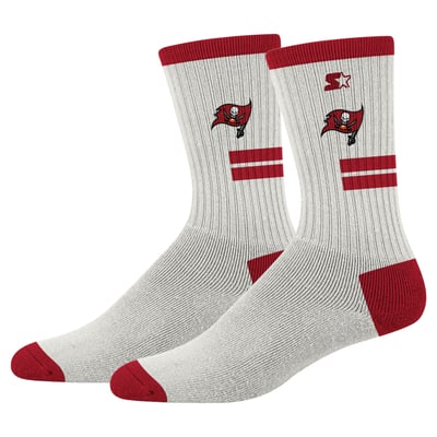  Tampa Bay Buccaneers Starter Unisex Premiere Cushioned Crew Socks - Cream