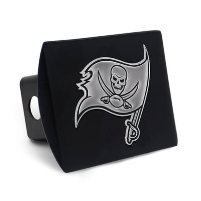 Tampa Bay Buccaneers WinCraft Premium Metal Chrome Logo Hitch Cover