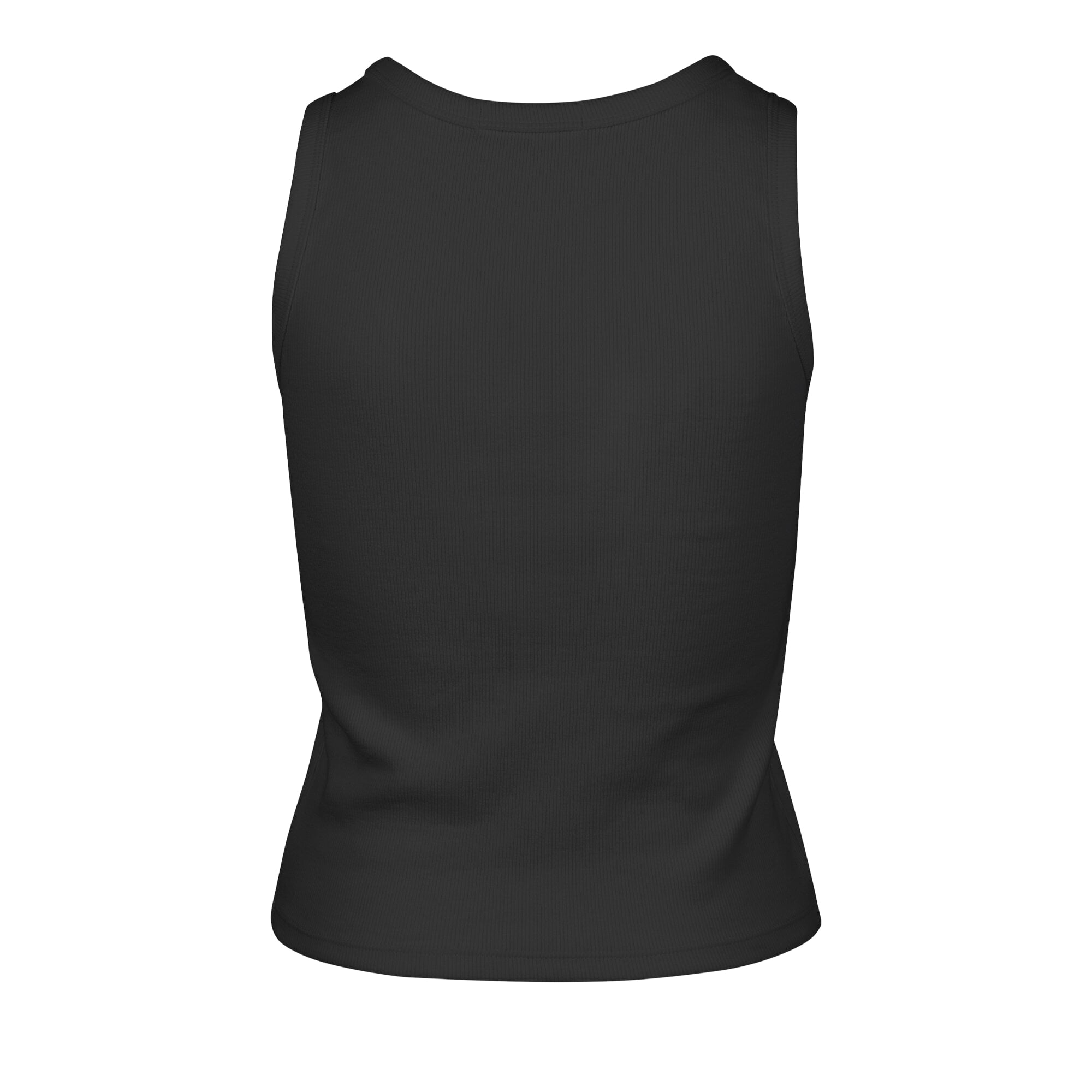 Débardeur court côtelé à coupe droite Tampa Bay Buccaneers noir pour femme, modèle 47