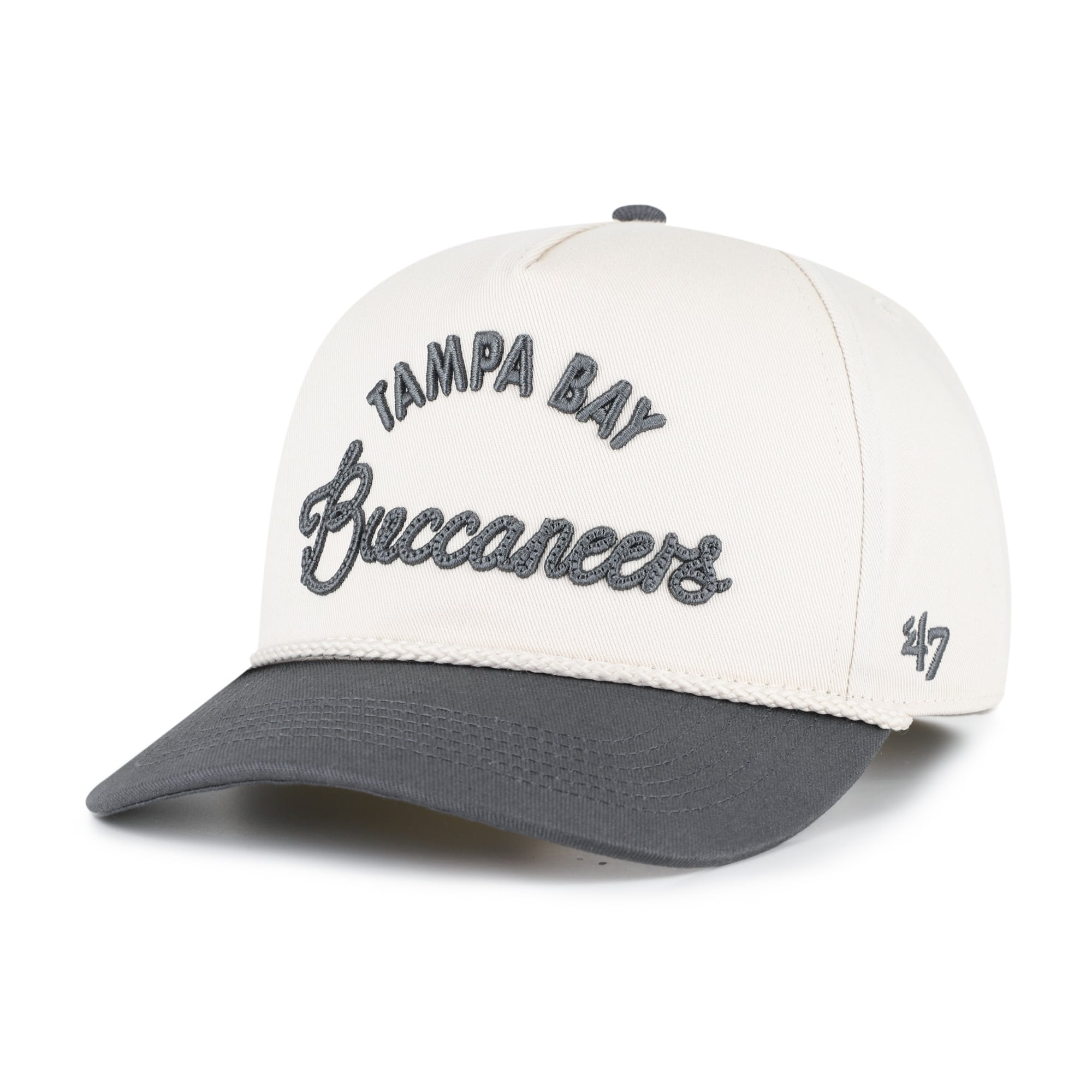 Women's '47 Natural Tampa Bay Buccaneers Rope Script Hitch Adjustable Hat