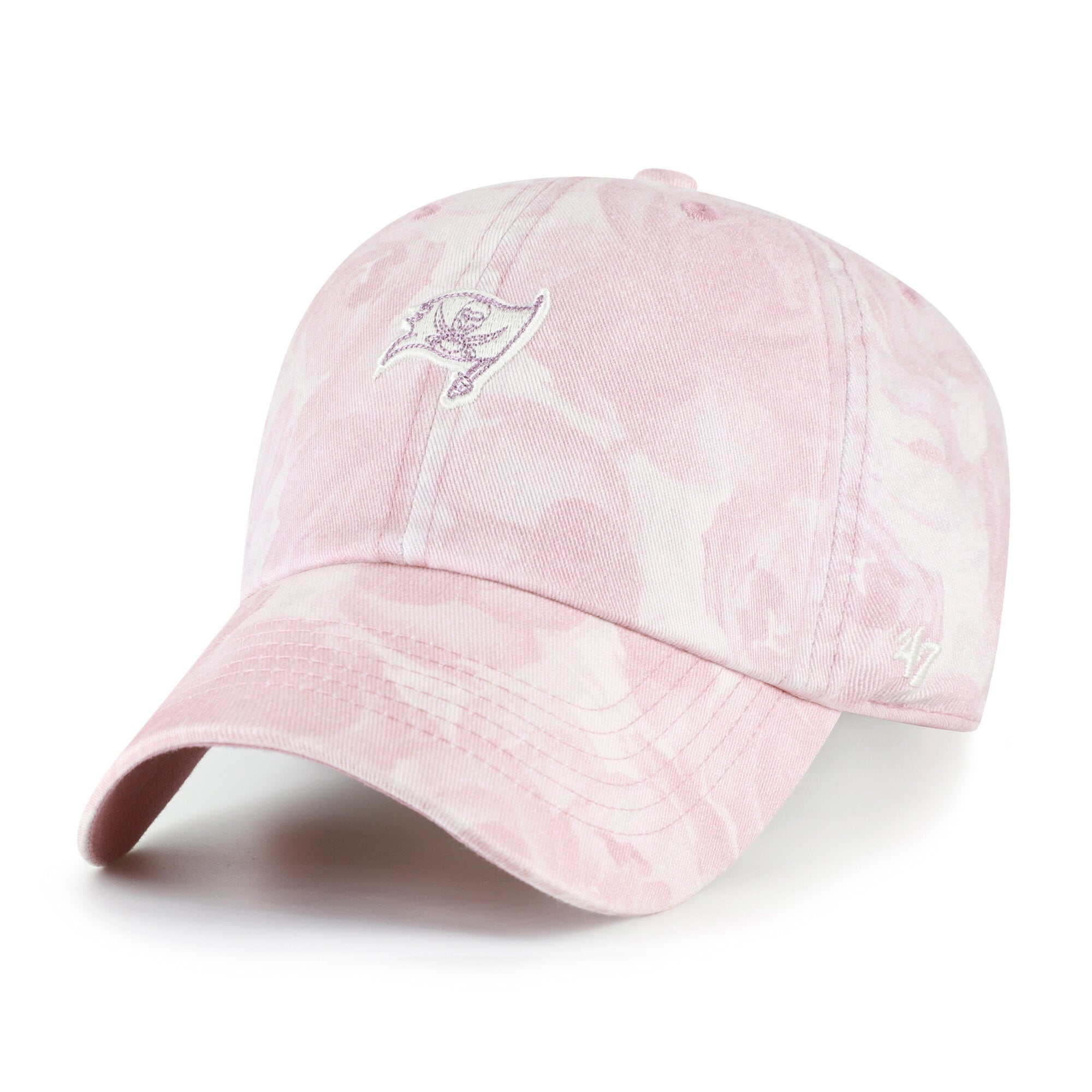 Women's '47 Pink Tampa Bay Buccaneers Gardenia Clean Up Adjustable Hat