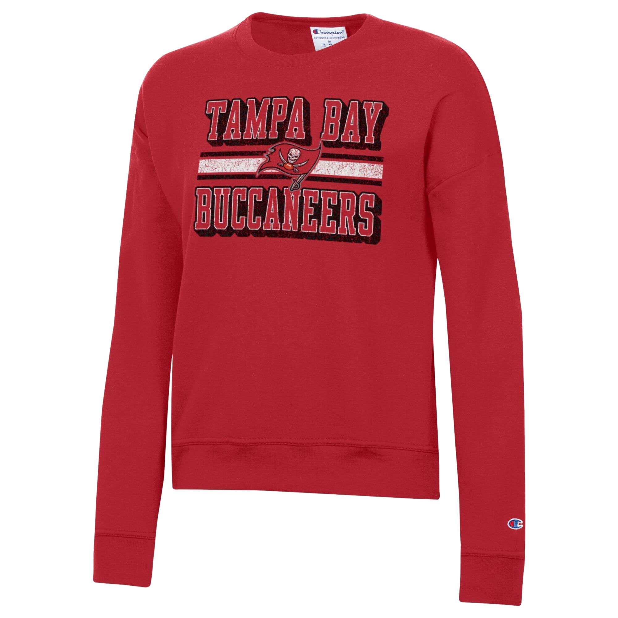 Sweat-shirt polaire Powerblend rouge Champion pour femmes des Buccaneers de Tampa Bay