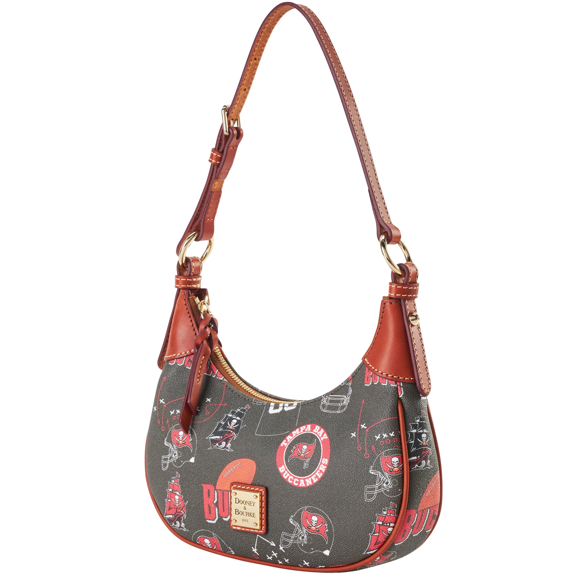 Women's Dooney & Bourke Tampa Bay Buccaneers Slouchy Shoulder Bag
