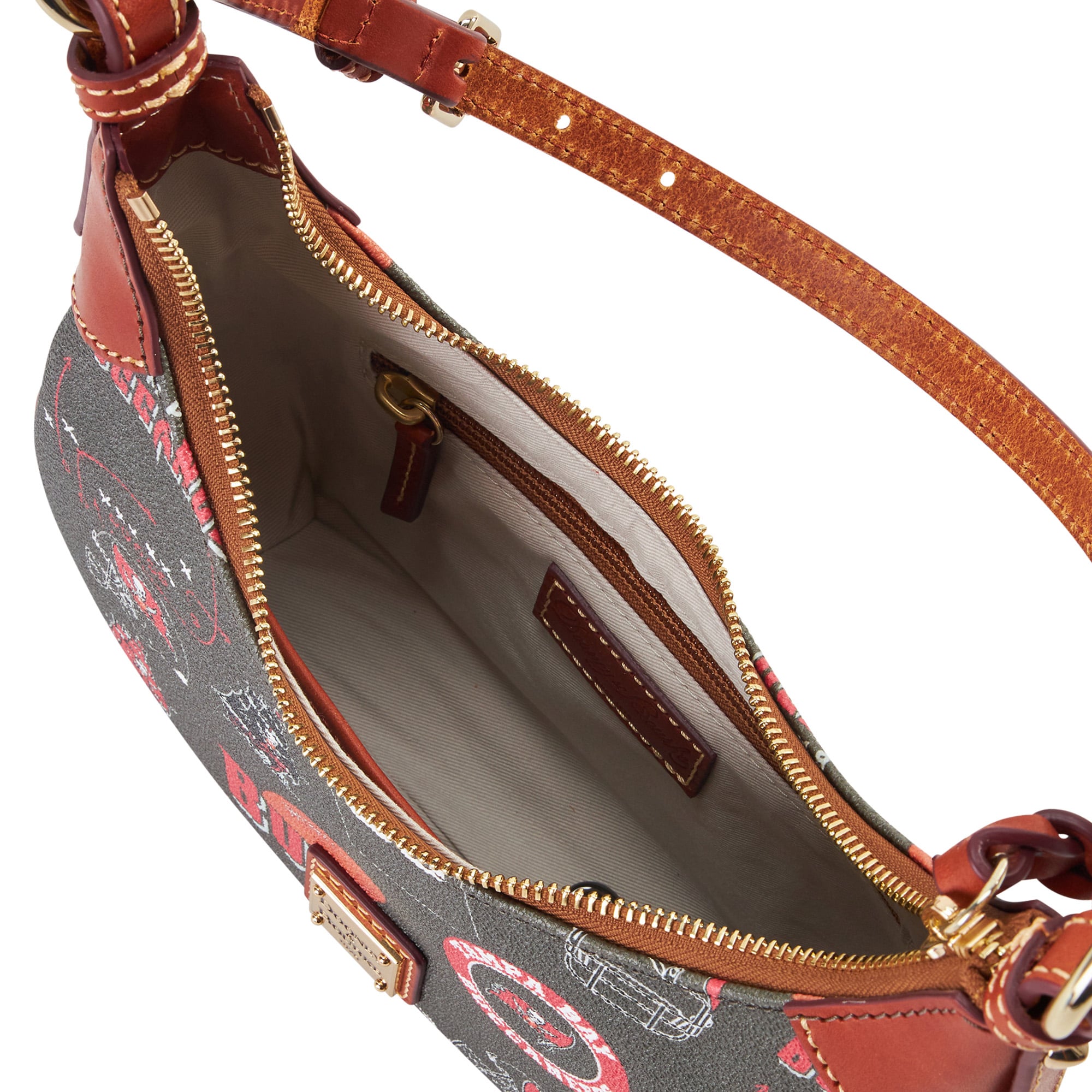 Women's Dooney & Bourke Tampa Bay Buccaneers Slouchy Shoulder Bag