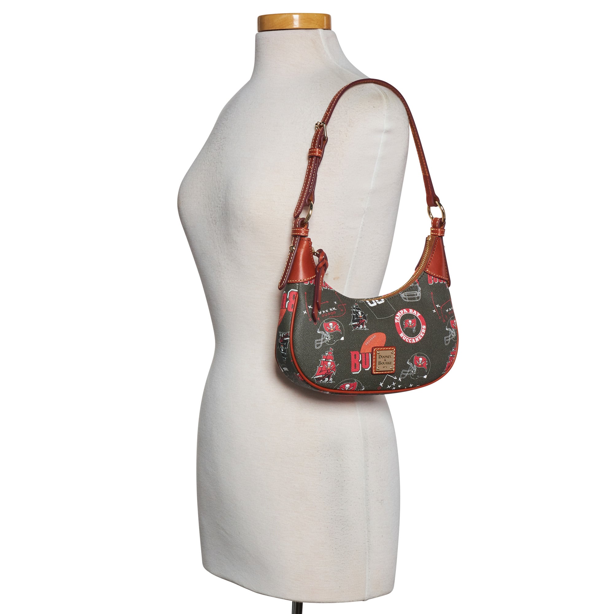 Women's Dooney & Bourke Tampa Bay Buccaneers Slouchy Shoulder Bag