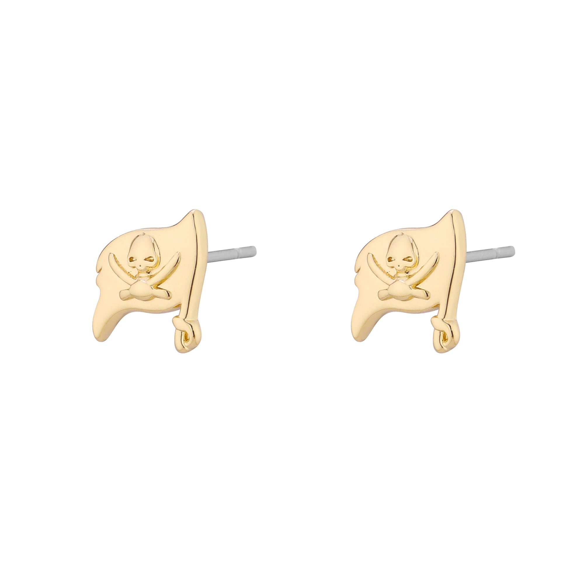 Boucles d'oreilles à clous pour femmes LUV AJ Gold avec logo des Buccaneers de Tampa Bay