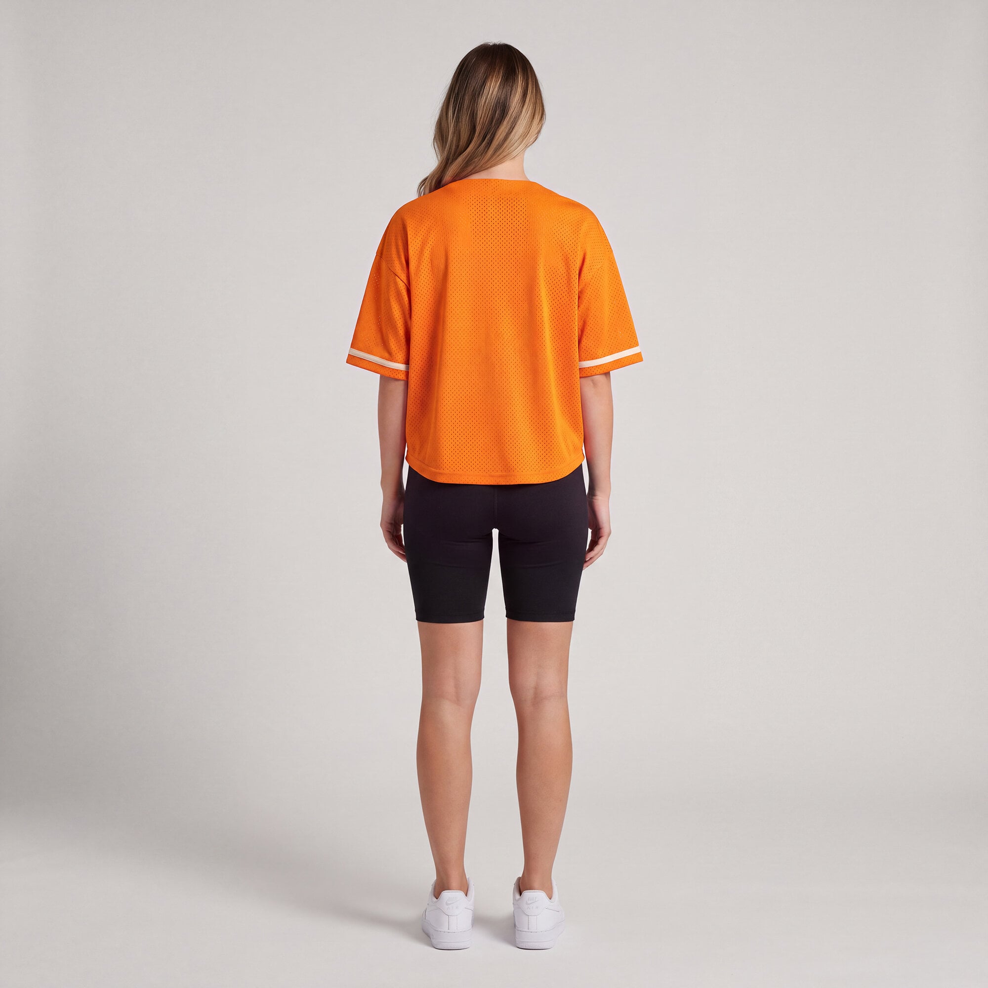 Maillot de baseball rétro Roots orange des Buccaneers Tampa Bay pour femmes Mitchell & Ness