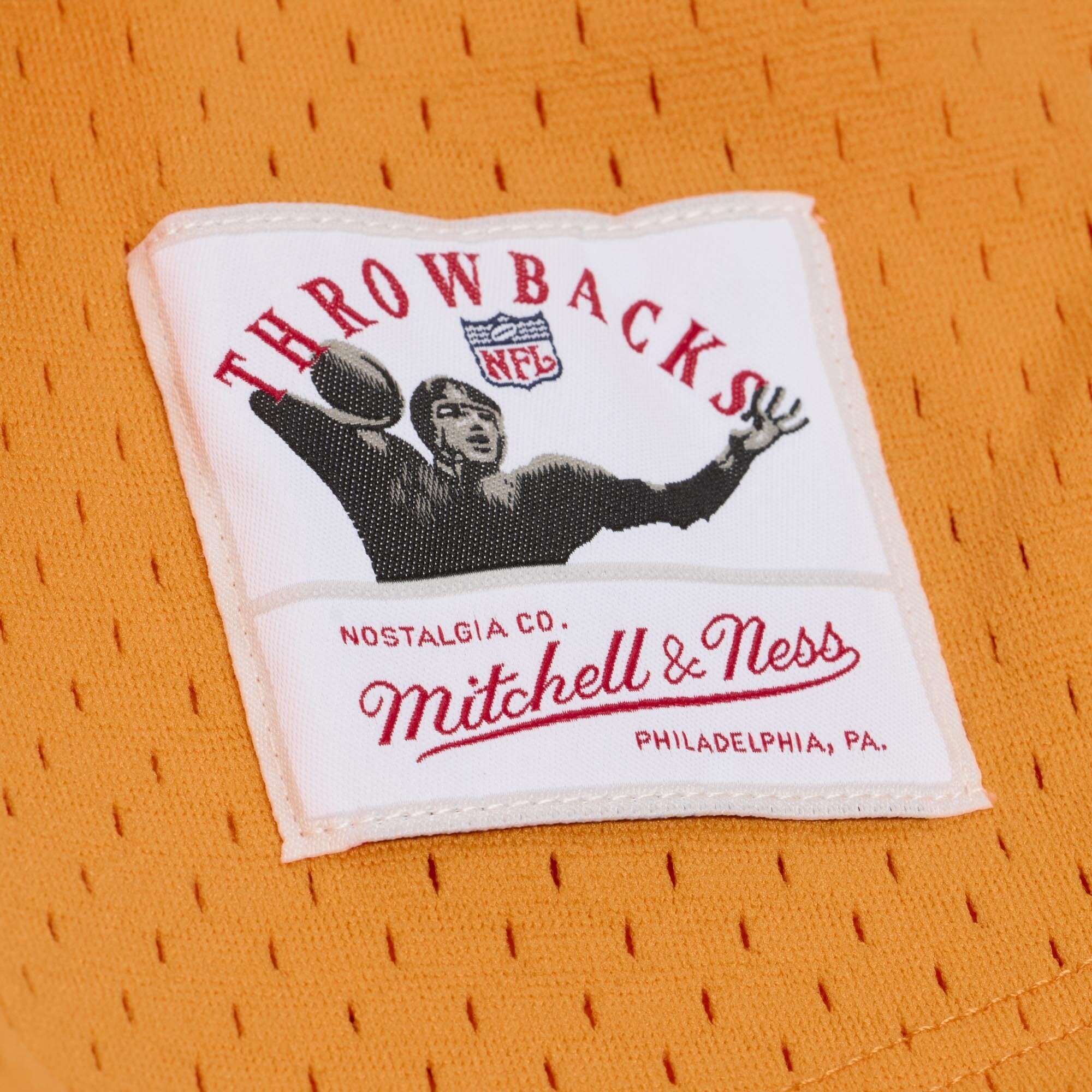 Maillot de baseball rétro Roots orange des Buccaneers Tampa Bay pour femmes Mitchell & Ness