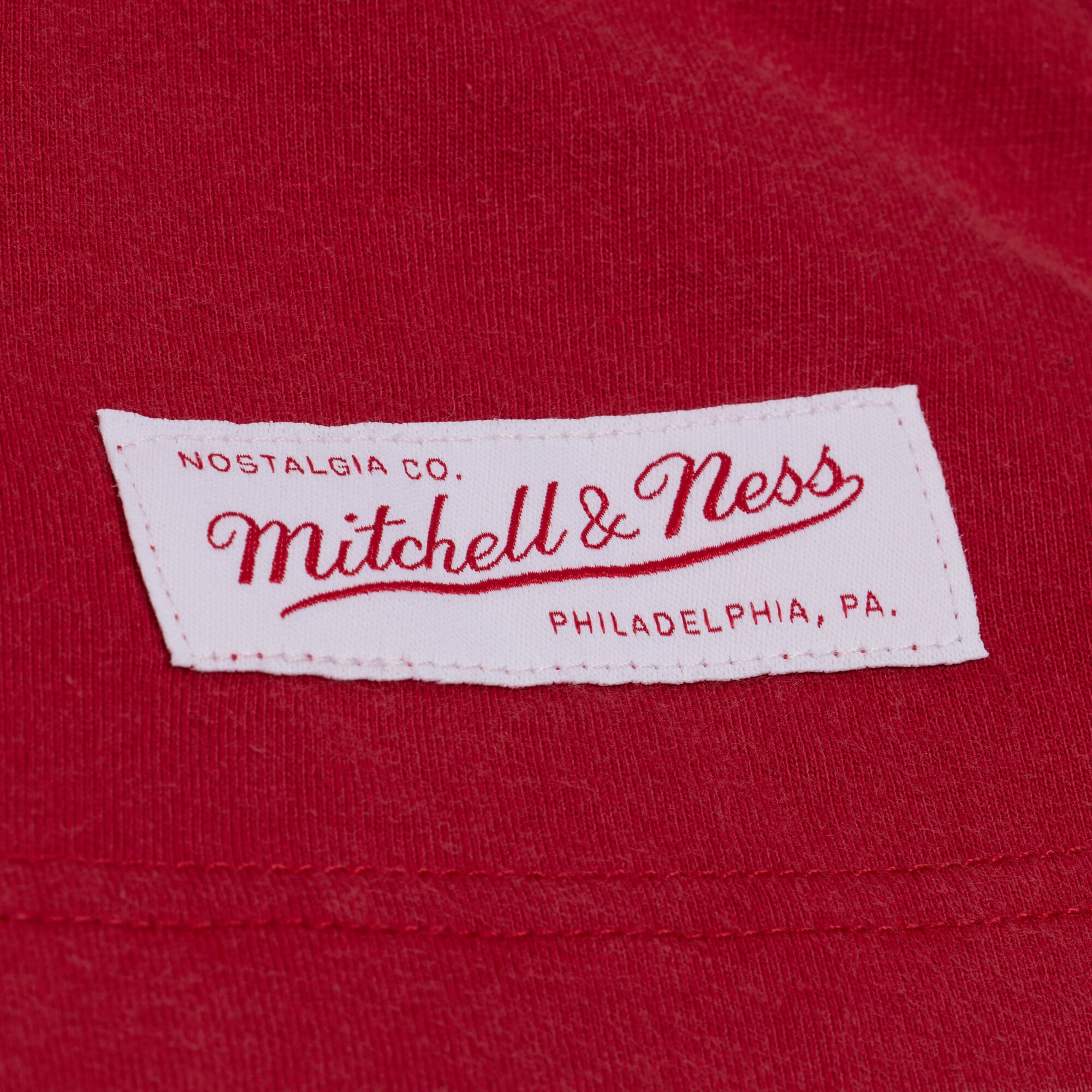 Women's Mitchell & Ness Red Tampa Bay Buccaneers Street Graphic Boxy Cropped T-Shirt