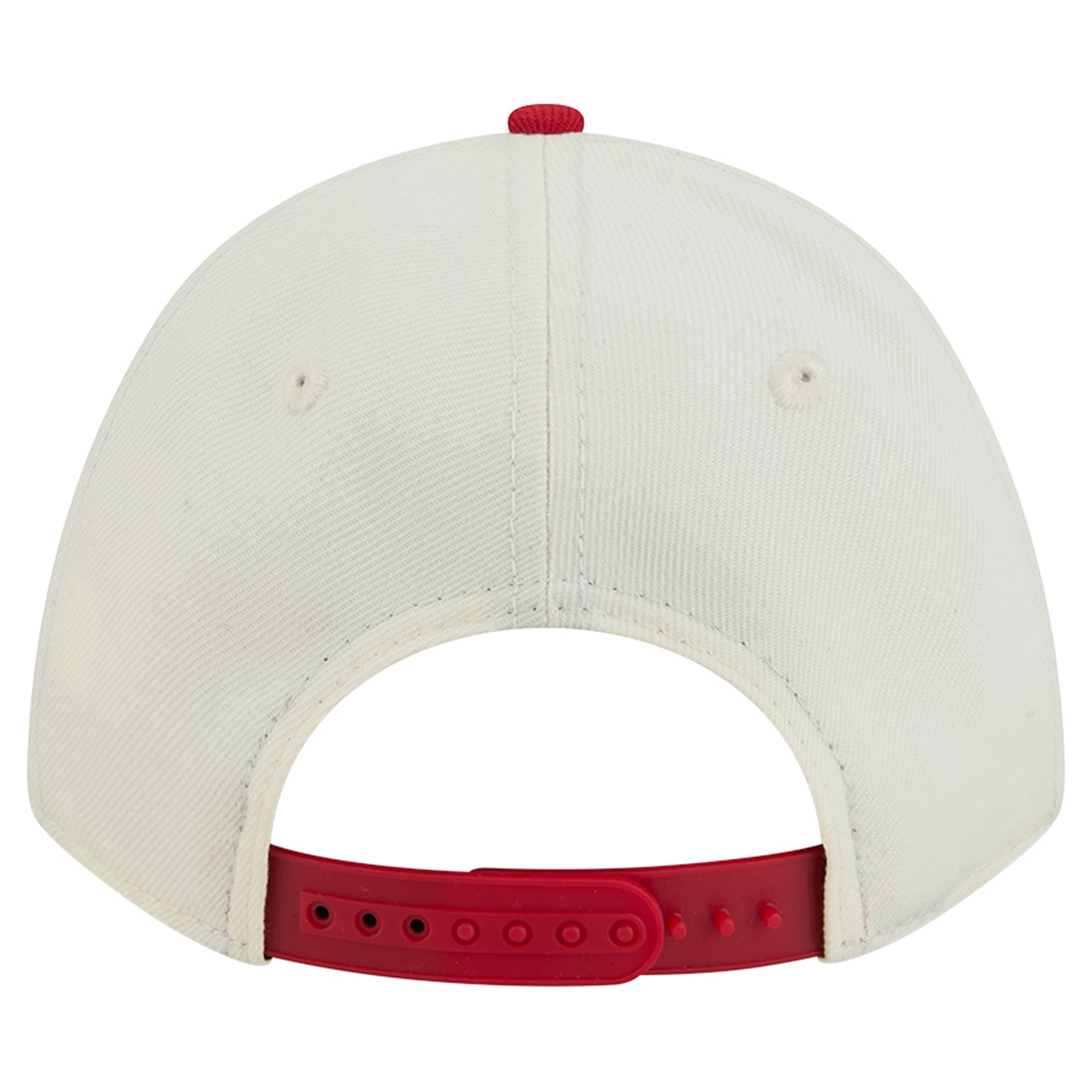 Casquette ajustable New Era crème/rouge Tampa Bay Buccaneers 9FORTY pour femme