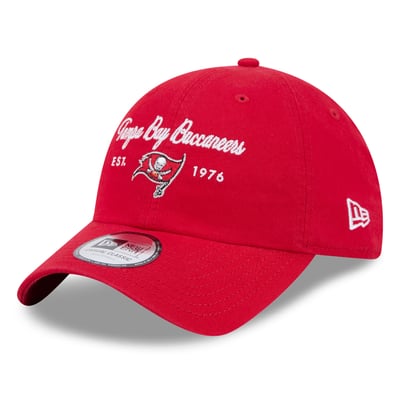 Tampa Bay Buccaneers New Era Women's Script Casual Classic Adjustable Hat - Red
