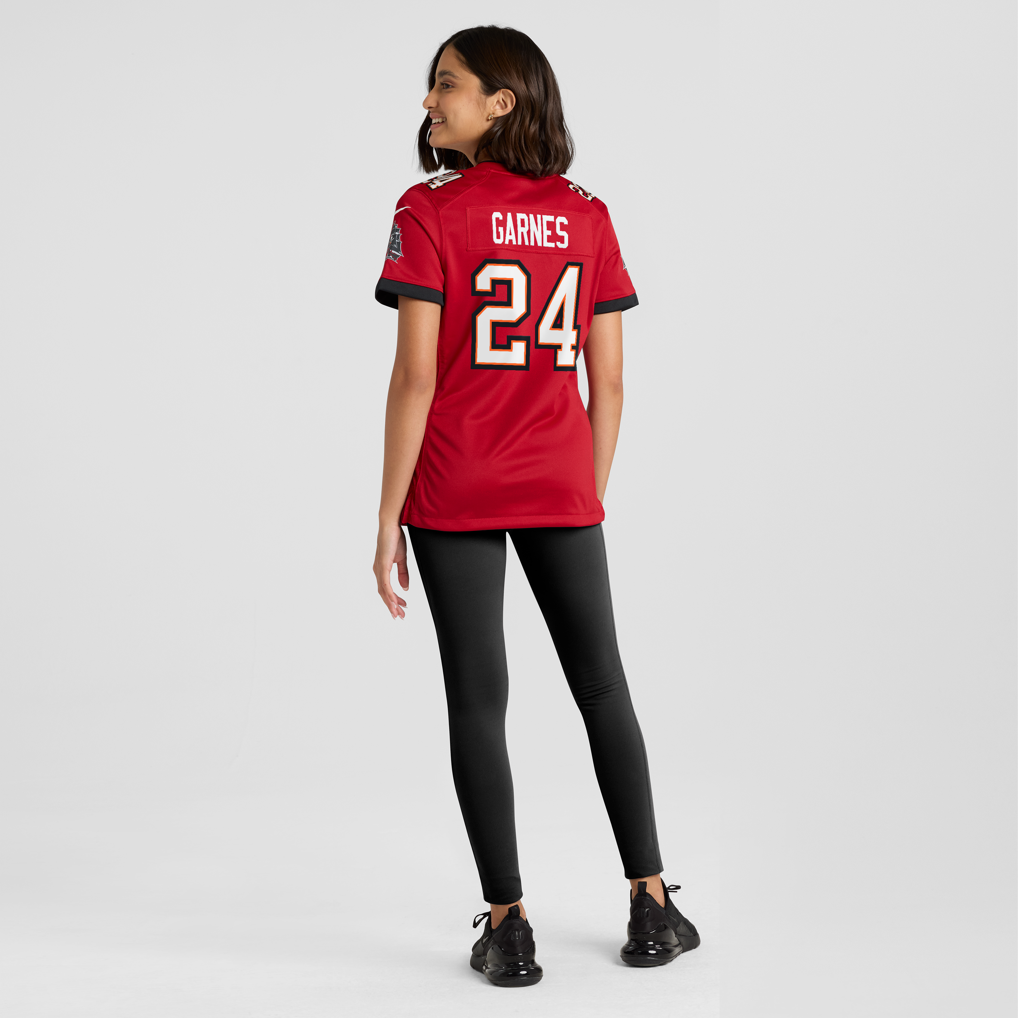 Women's Nike Ayden Garnes Red Tampa Bay Buccaneers Team Game Jersey