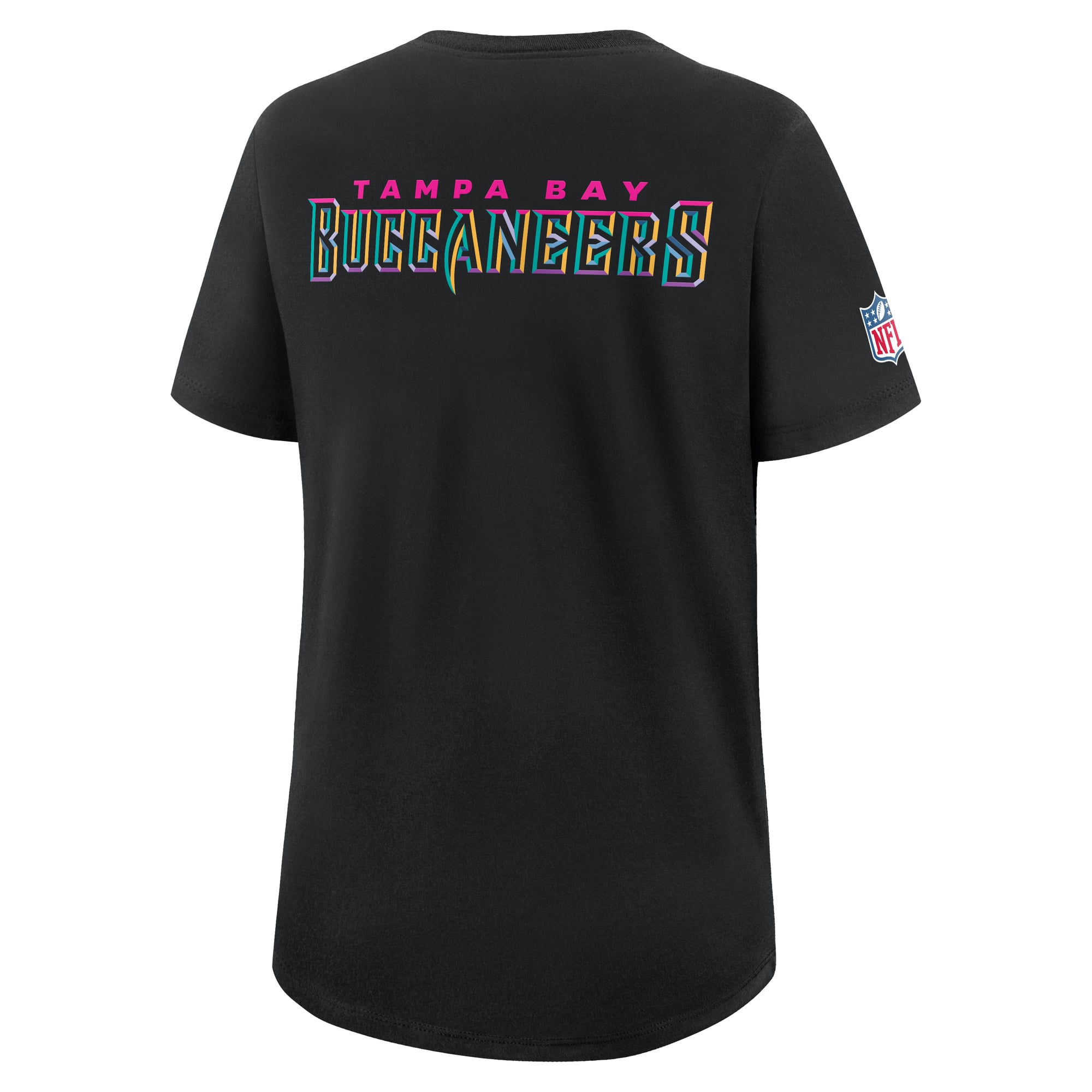 Women's Nike Black Tampa Bay Buccaneers 2025 NFL Crucial Catch Tri-Blend Dri-FIT T-Shirt