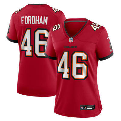 Caden Fordham Tampa Bay Buccaneers Nike Women's Team Game Jersey - Red