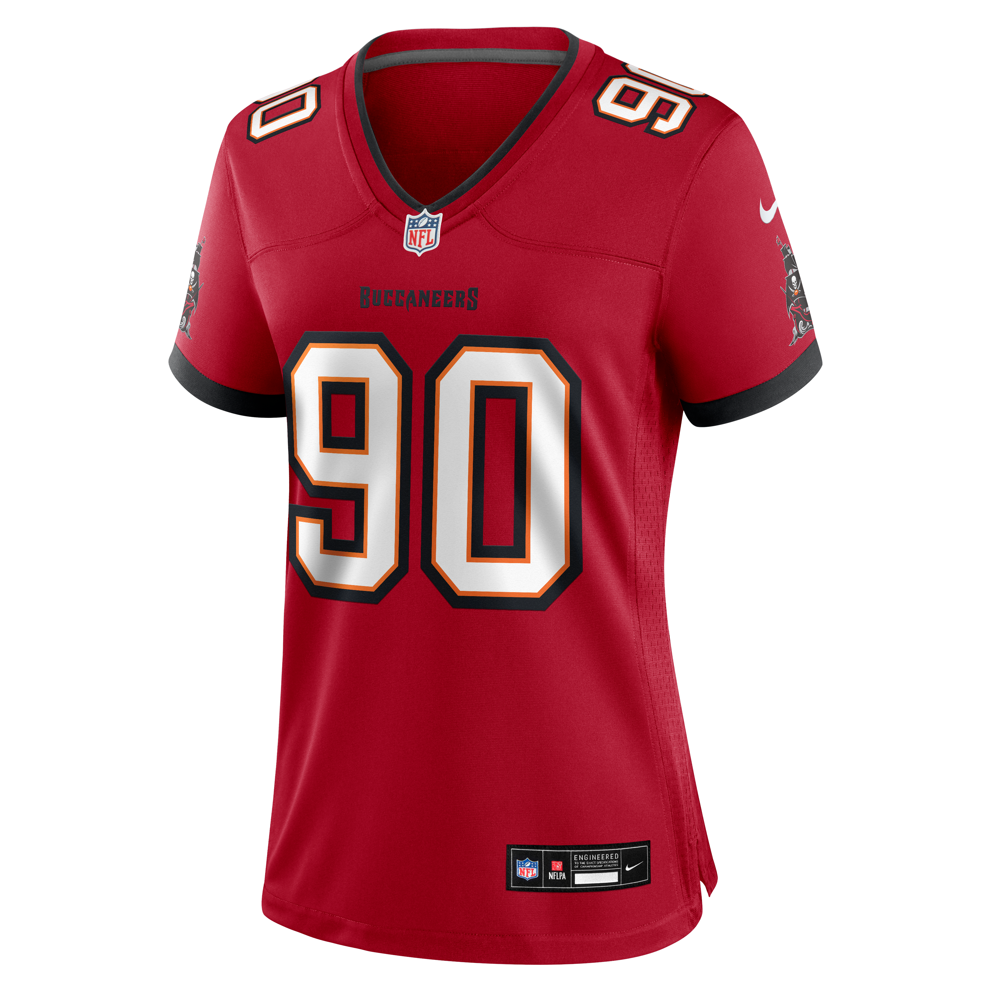 Women's Nike DeMonte Capehart Red Tampa Bay Buccaneers Team Game Jersey