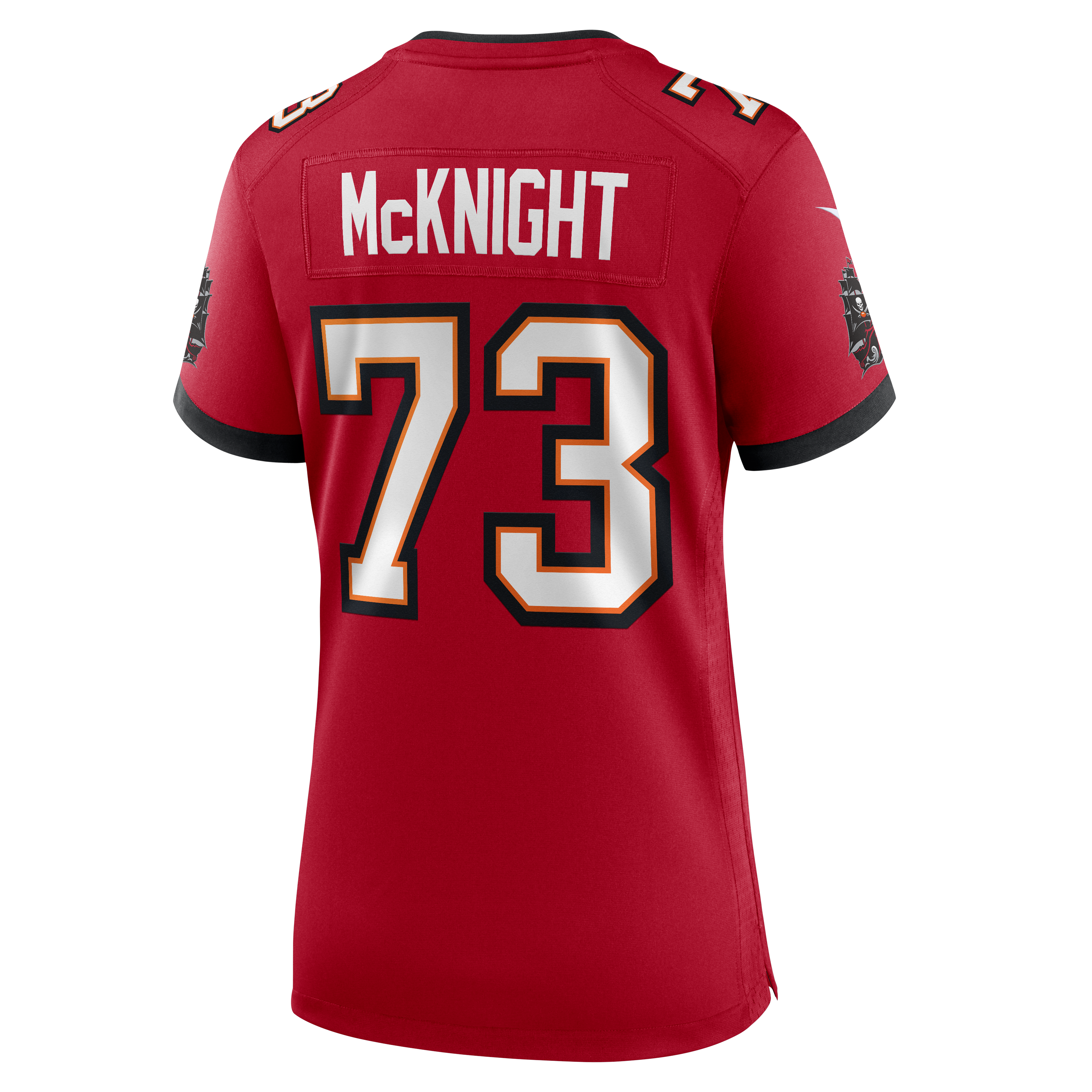 Women's Nike Deshawn McKnight Red Tampa Bay Buccaneers Team Game Jersey