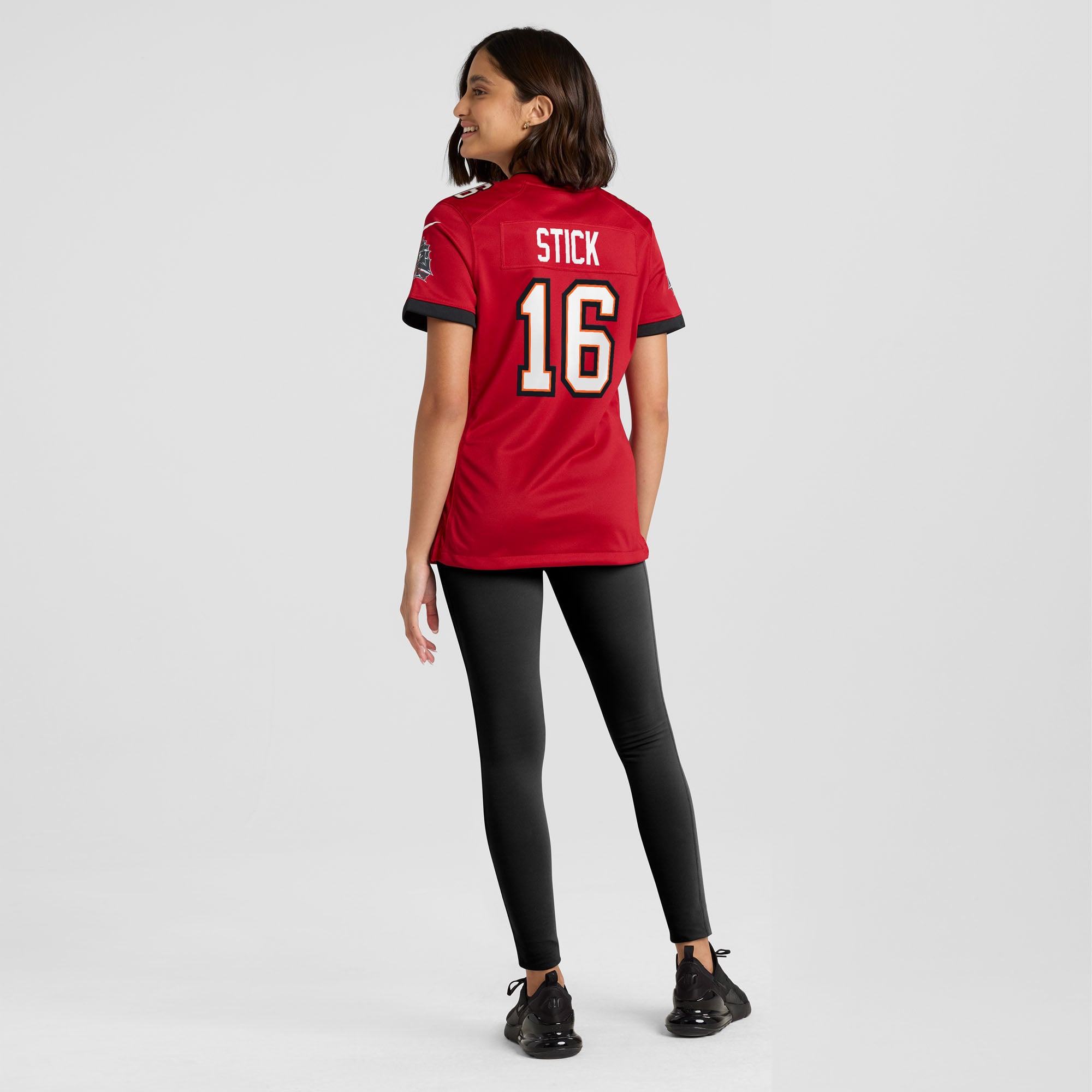 Maillot de match Nike Easton Stick rouge pour femme des Buccaneers Tampa Bay