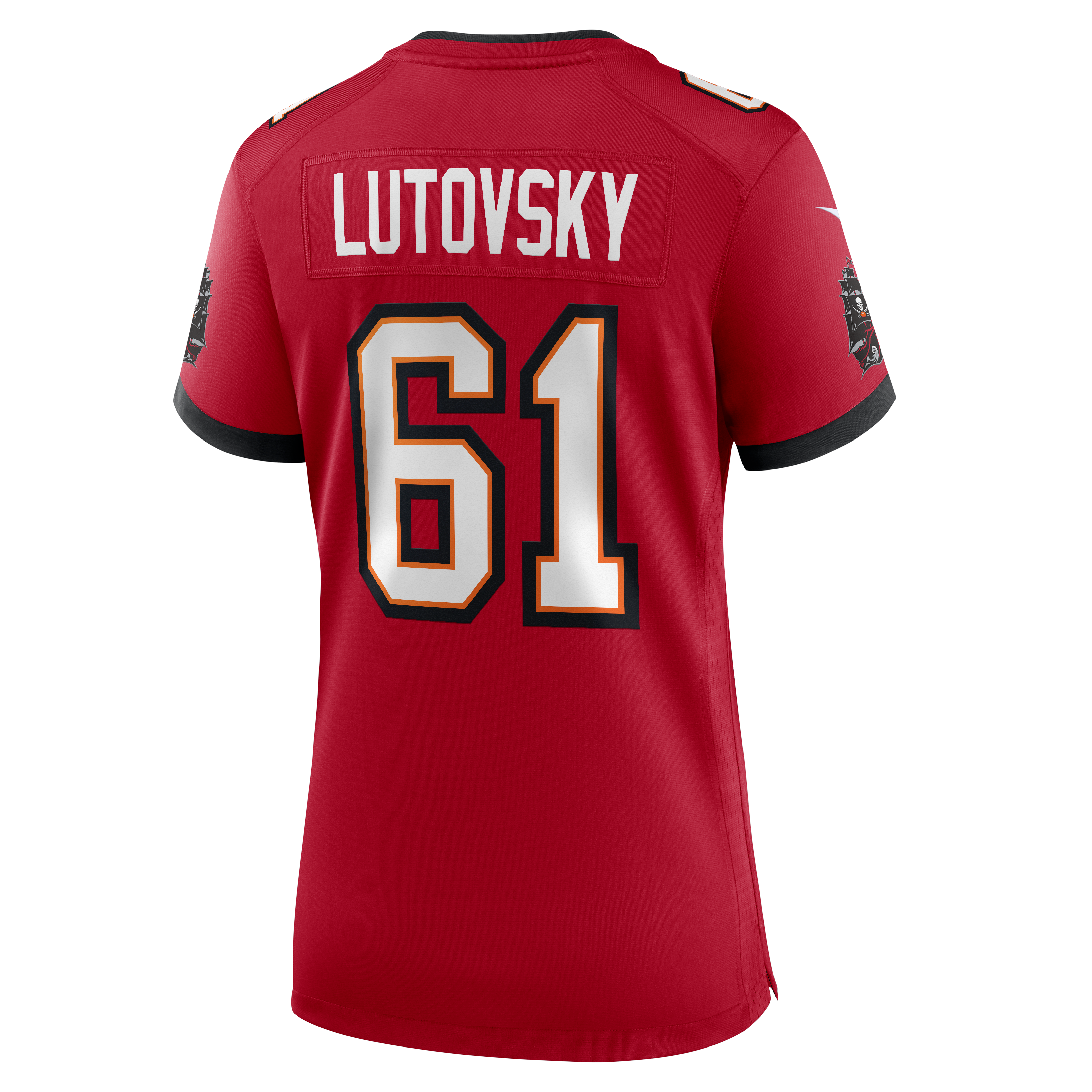 Women's Nike Henry Lutovsky Red Tampa Bay Buccaneers Team Game Jersey