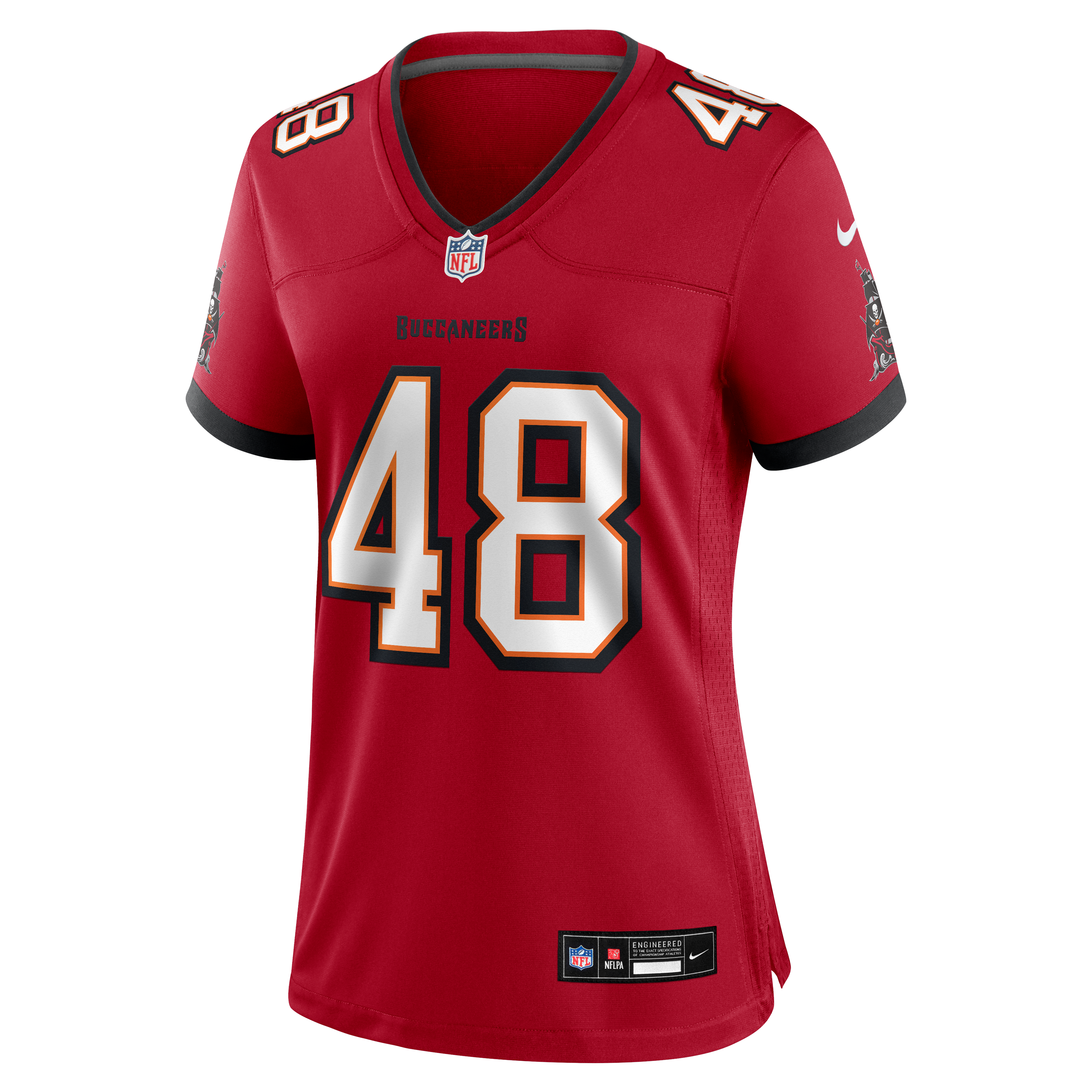 Women's Nike Javin Wright Red Tampa Bay Buccaneers Team Game Jersey