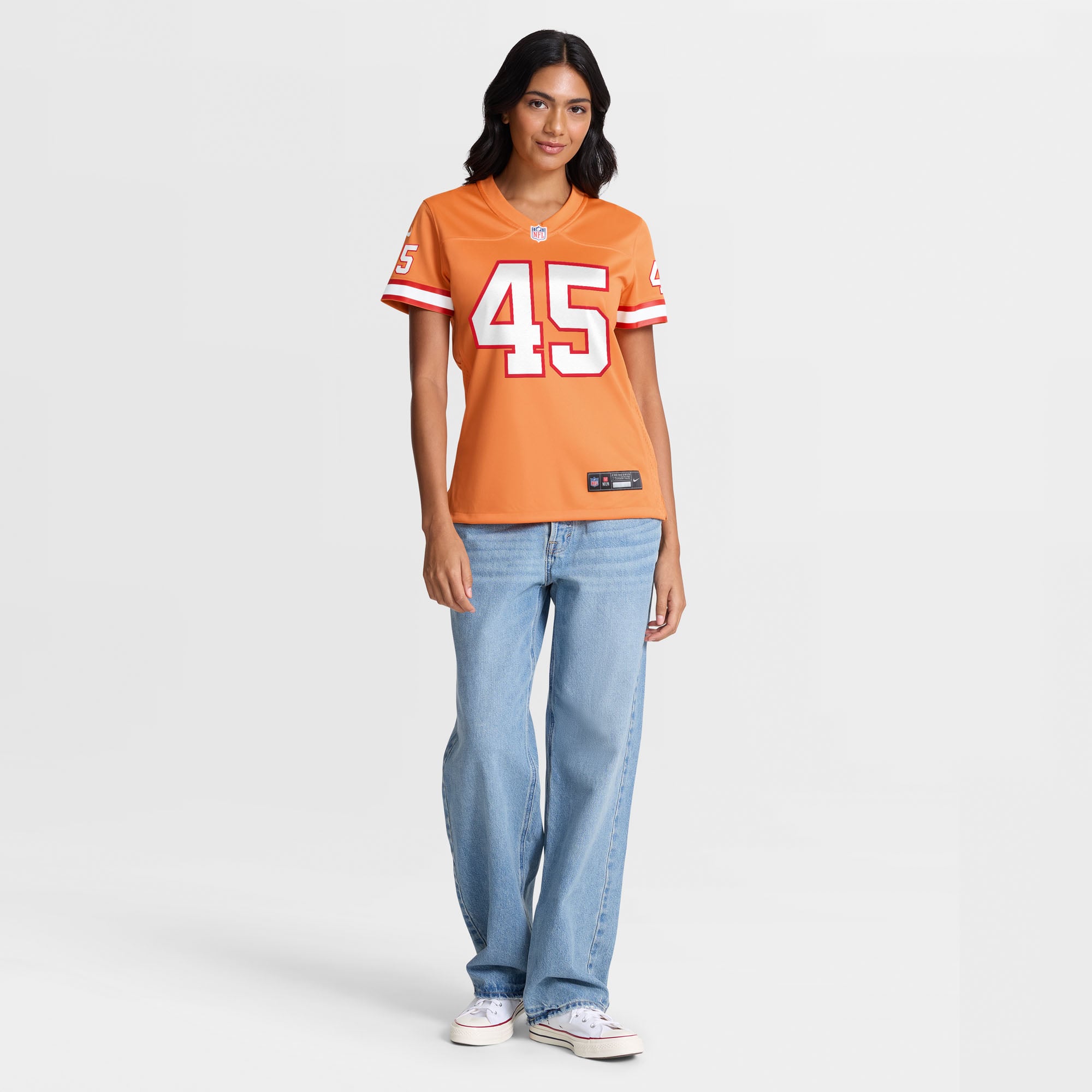 Maillot alternatif Nike Josiah Trotter Creamsicle pour femmes des Buccaneers de Tampa Bay