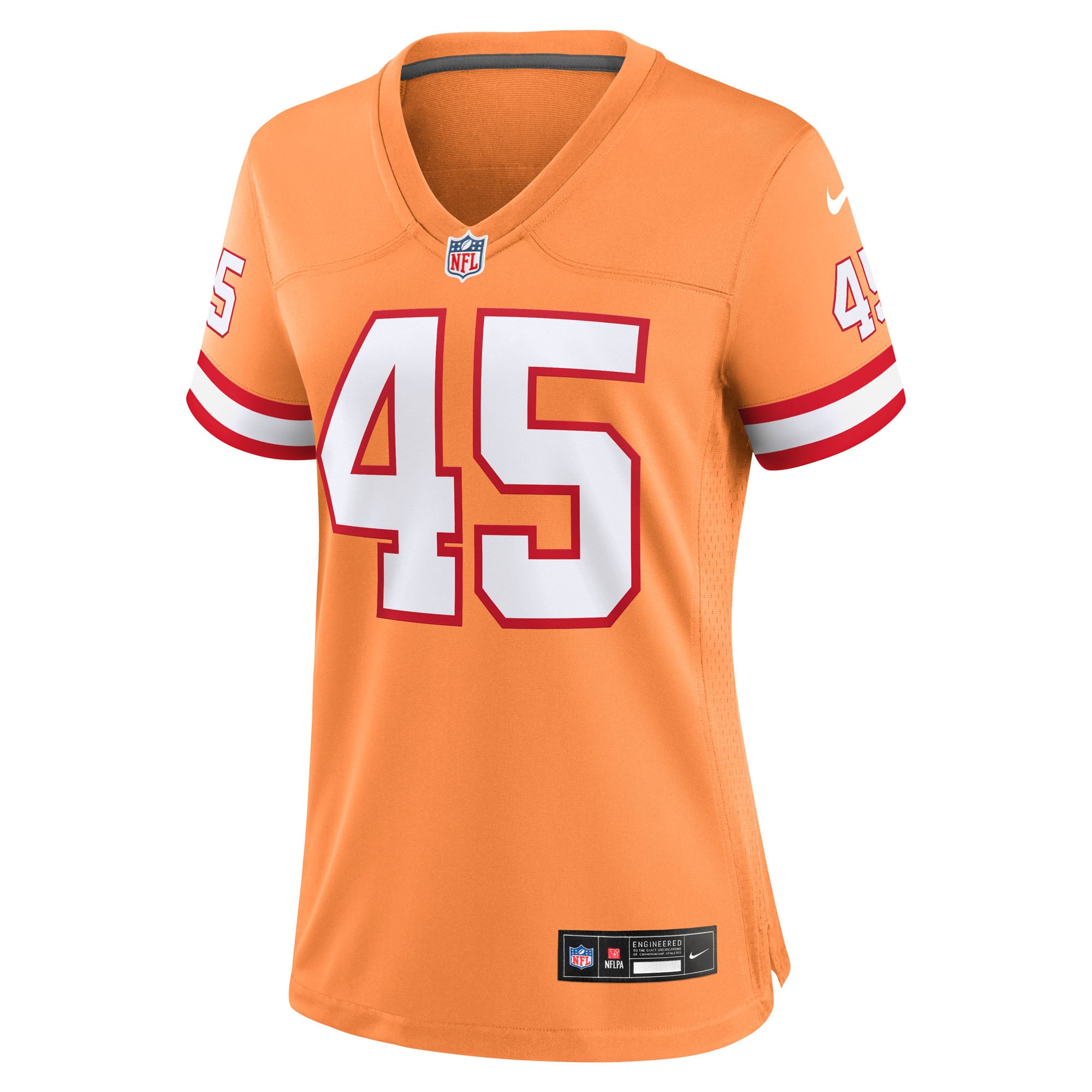 Maillot alternatif Nike Josiah Trotter Creamsicle pour femmes des Buccaneers de Tampa Bay