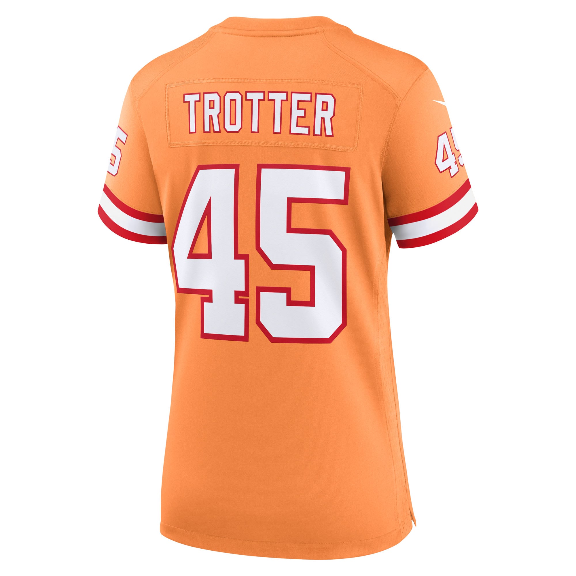 Maillot alternatif Nike Josiah Trotter Creamsicle pour femmes des Buccaneers de Tampa Bay