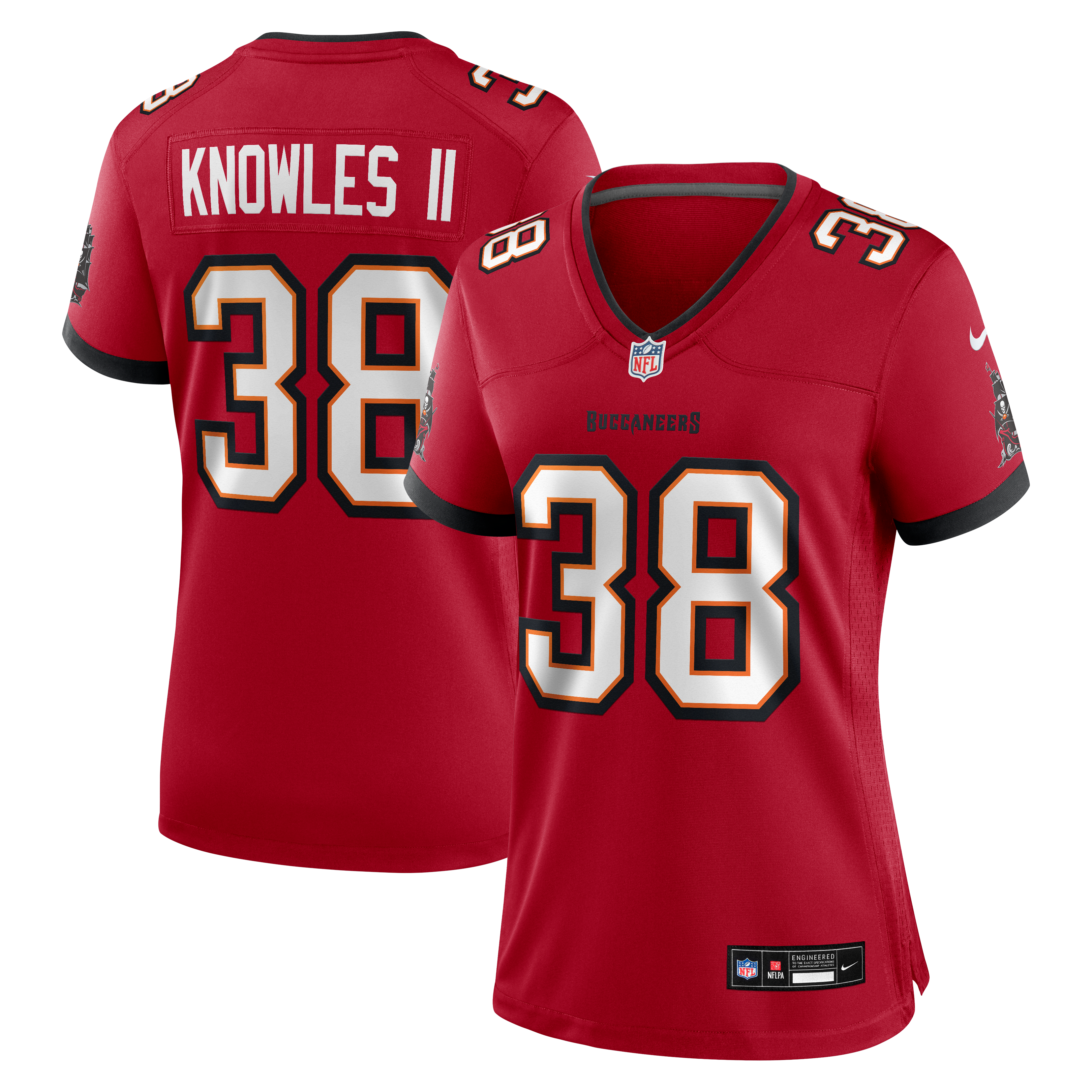 Women's Nike Kevin Knowles II Red Tampa Bay Buccaneers Team Game Jersey