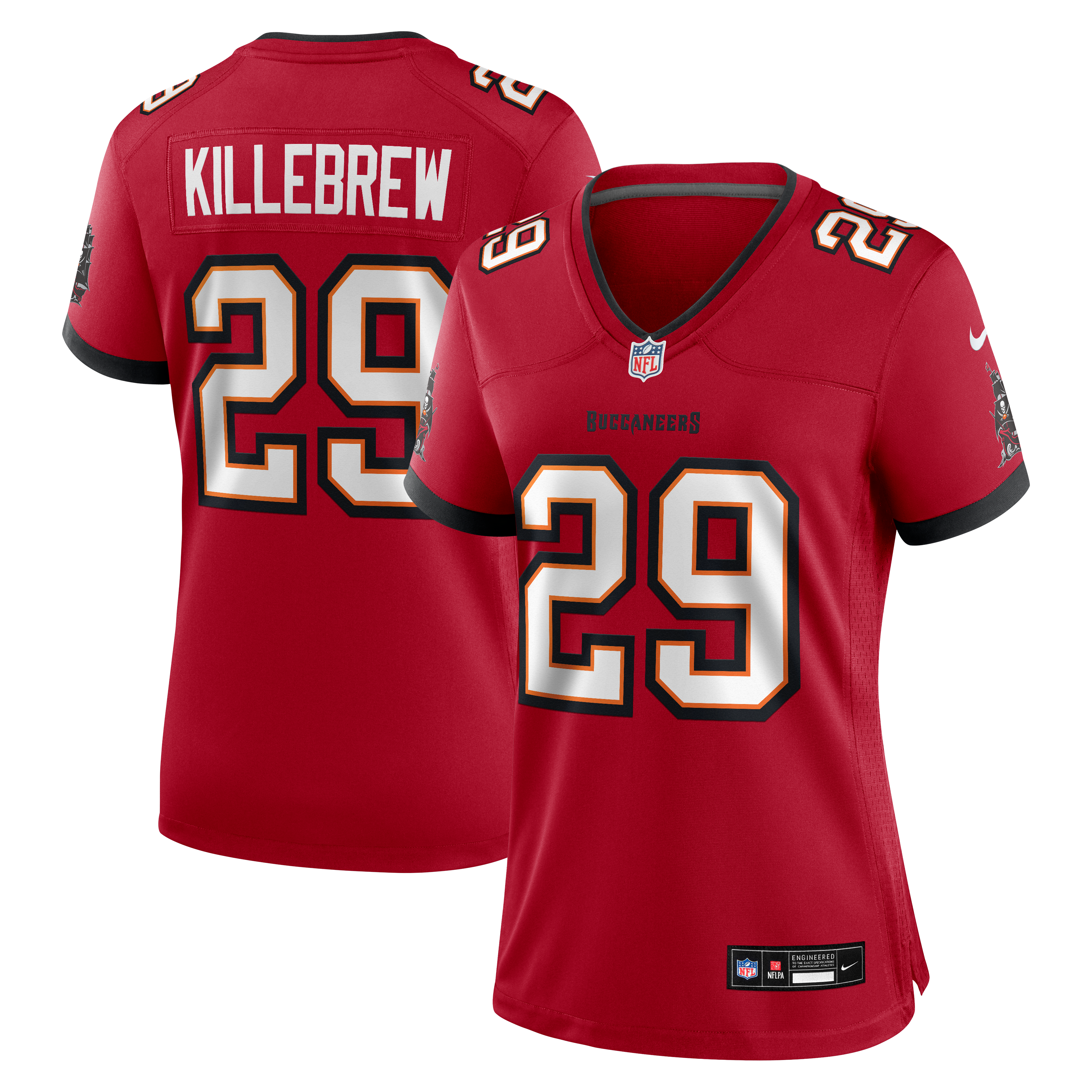 Women's Nike Miles Killebrew Red Tampa Bay Buccaneers Team Game Jersey